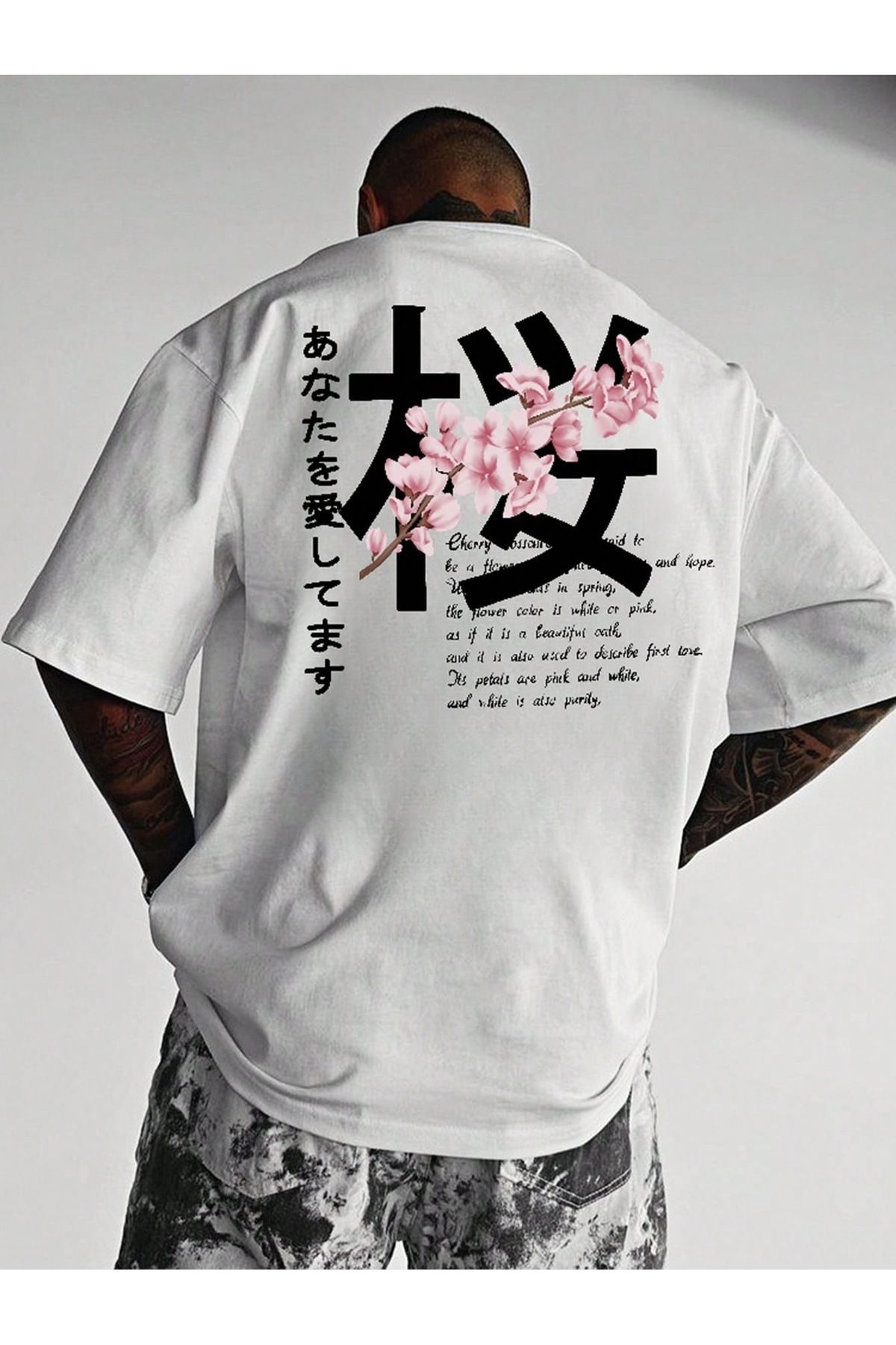 Bengi Clothing Oversize Kesim Kısa Kollu Baskılı T-shirt