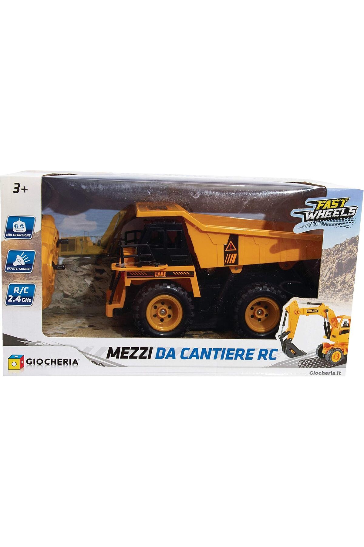 Mu Art Ahşap Mrt WHEELS UZAKTAN KUMANDALI KAZIYICI EKSKAVATOR-11980 Art 871301