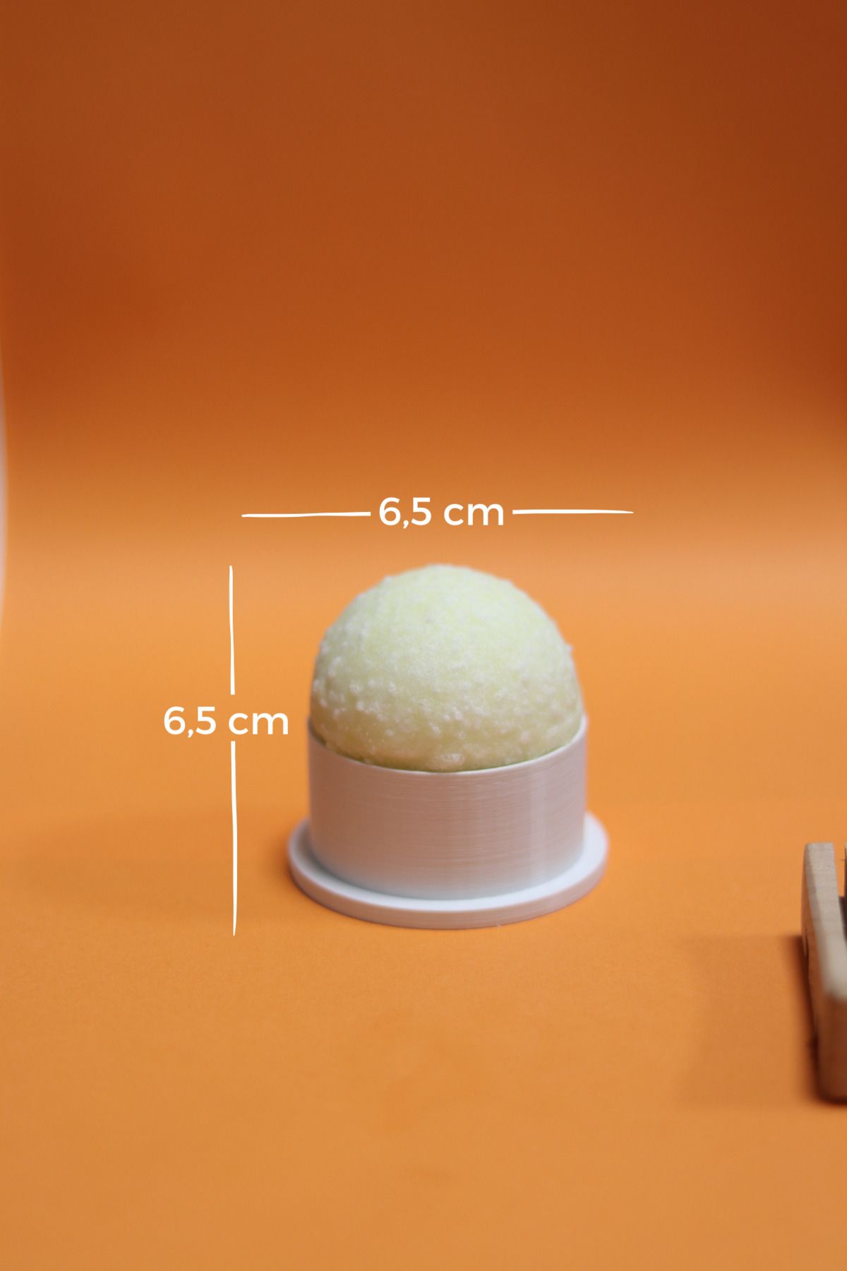 Home Küre Banyo Bombası Kalıbı | Katı Şampuan Bar Kalıbı | Üretim ve Hobi için 6,5 cm Çap 165–265 gr