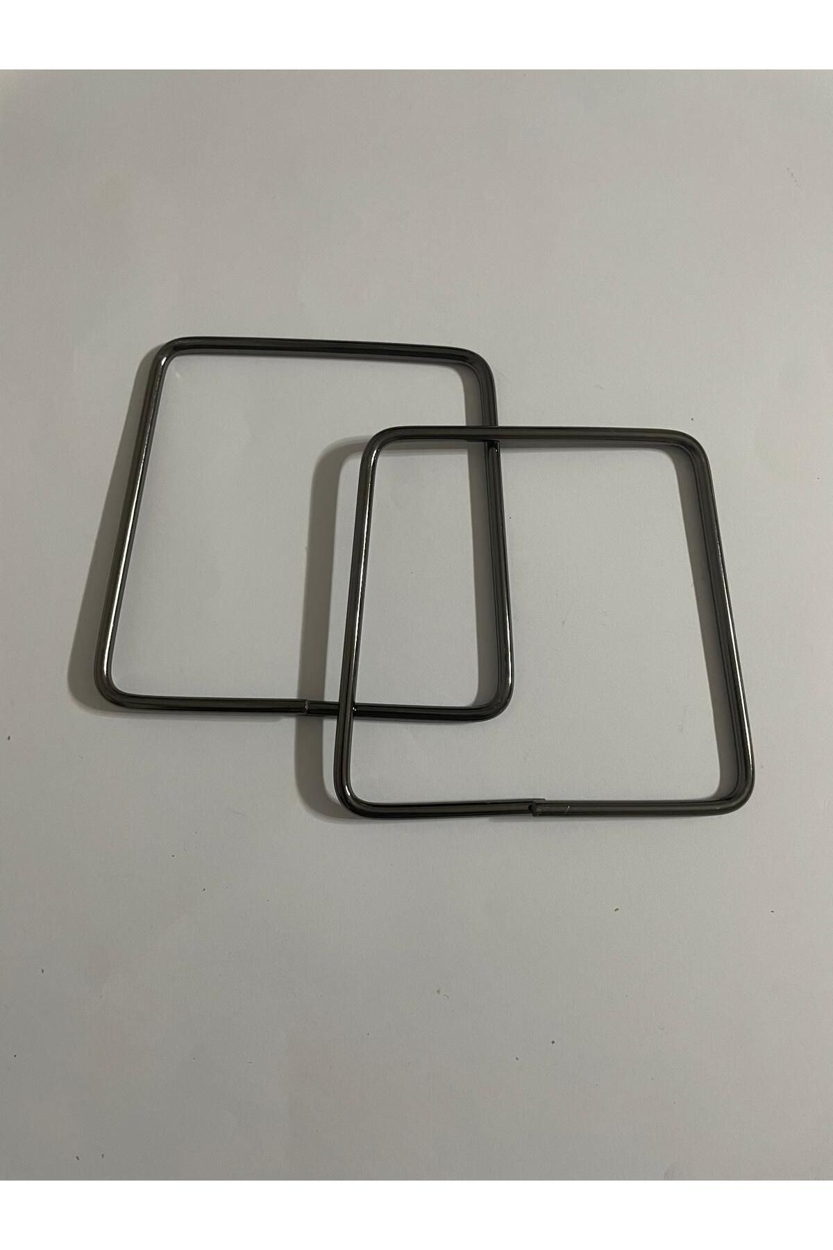 ZÜLEYHA TUHAFİYE HOBİ Metal kare model çanta sapı 11cm