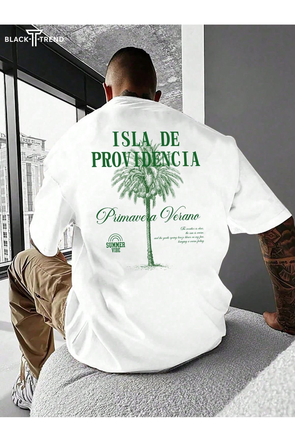 Bengi Clothing Oversize Kesim Kısa Kollu Baskılı T-shirt