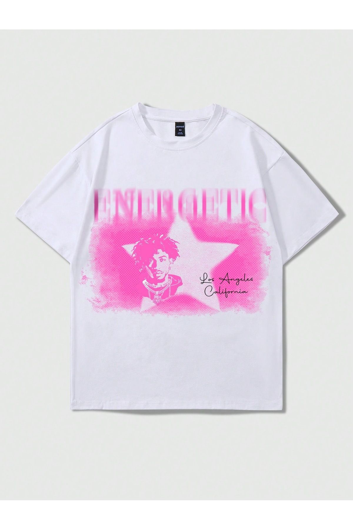 Bengi Clothing Oversize Kesim Kısa Kollu Baskılı T-shirt
