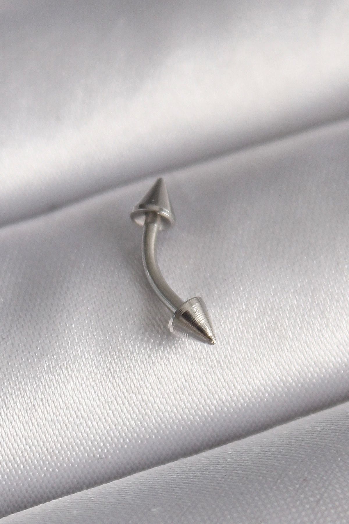 STOREMAX 316L Çelik Gümüş Renk Çivi Model Piercing