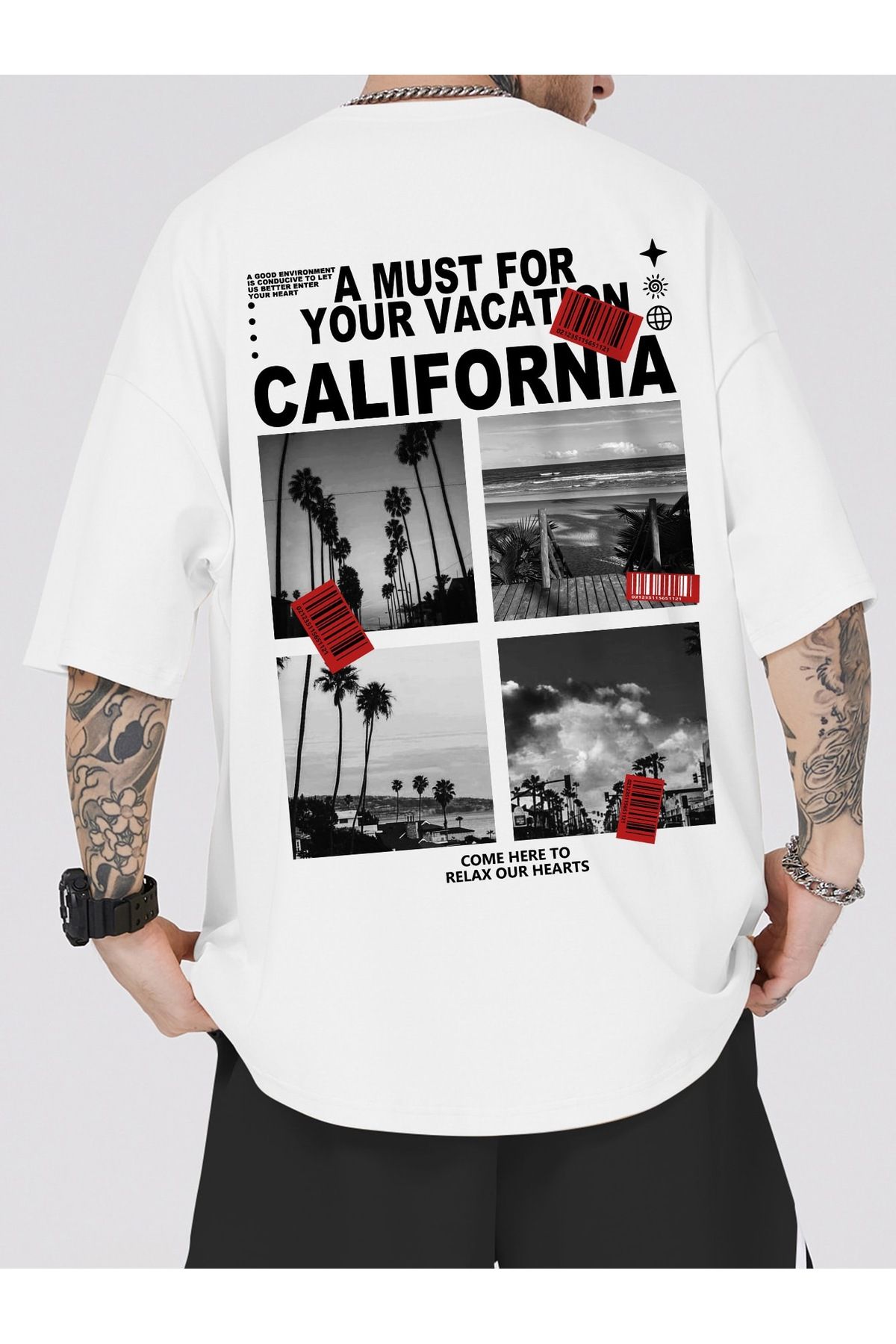 Bengi Clothing Oversize Kesim Kısa Kollu Baskılı T-shirt