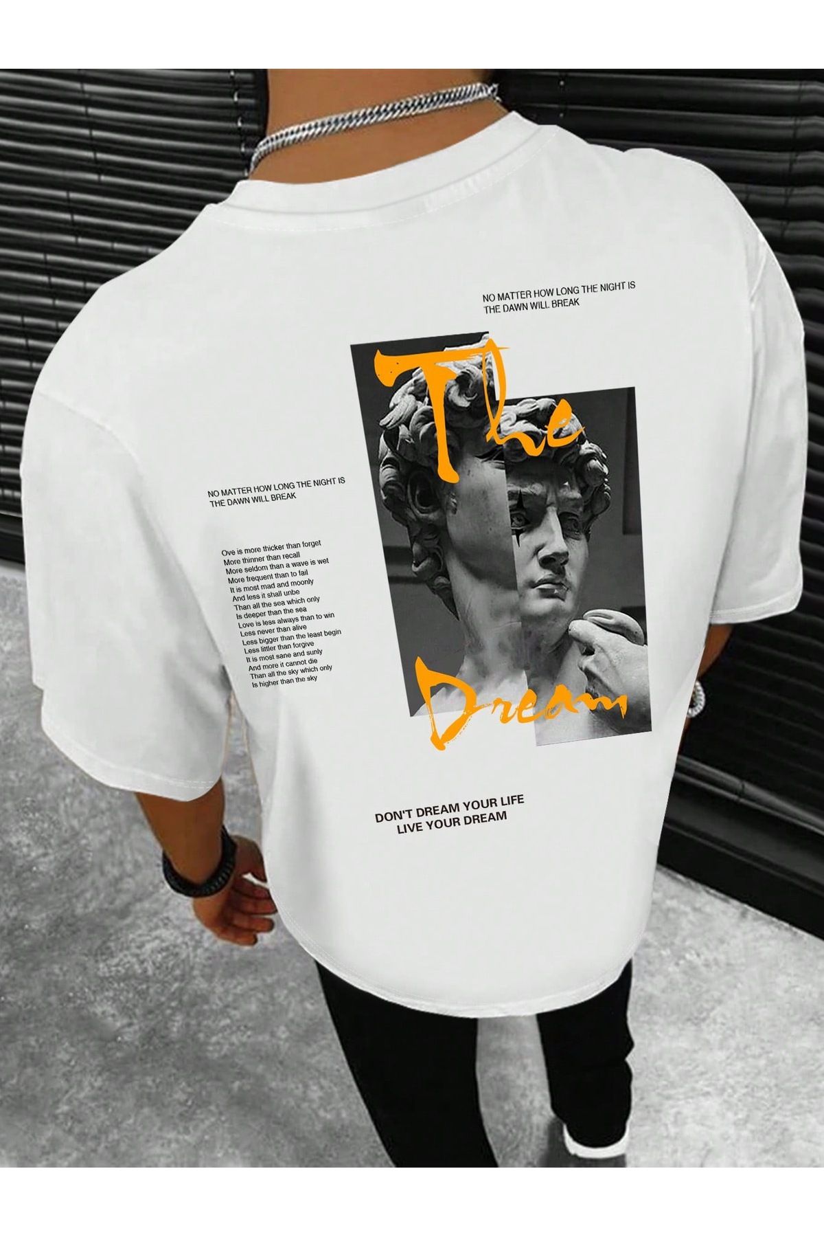 Bengi Clothing Oversize Kesim Kısa Kollu Baskılı T-shirt