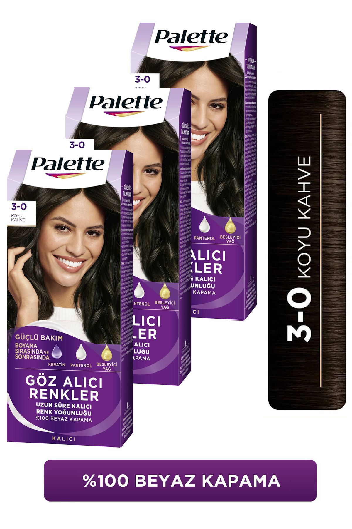 رنگ مو پلت PALETTEGOZALICI30X3