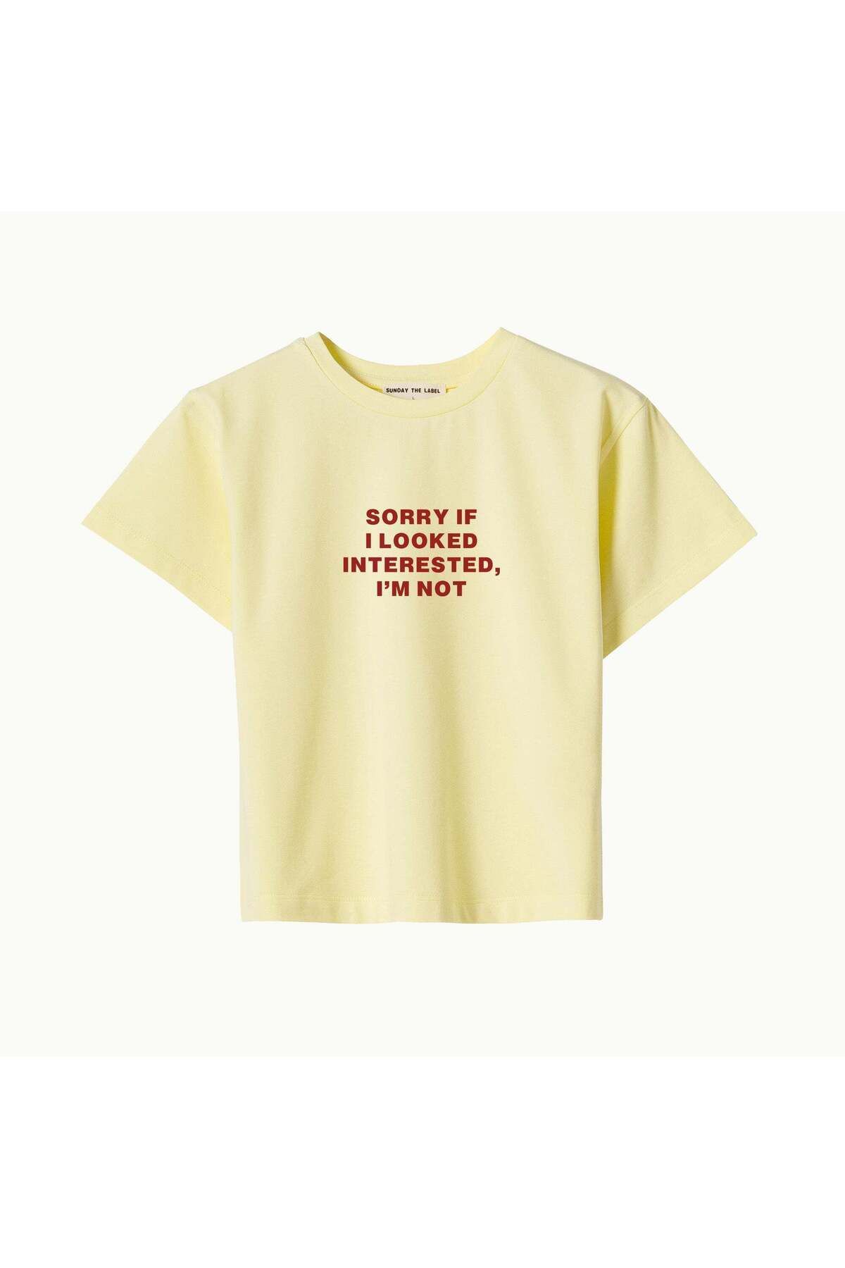 SUNDAY THE LABEL SORRY IF I LOOKED - BABY TEE