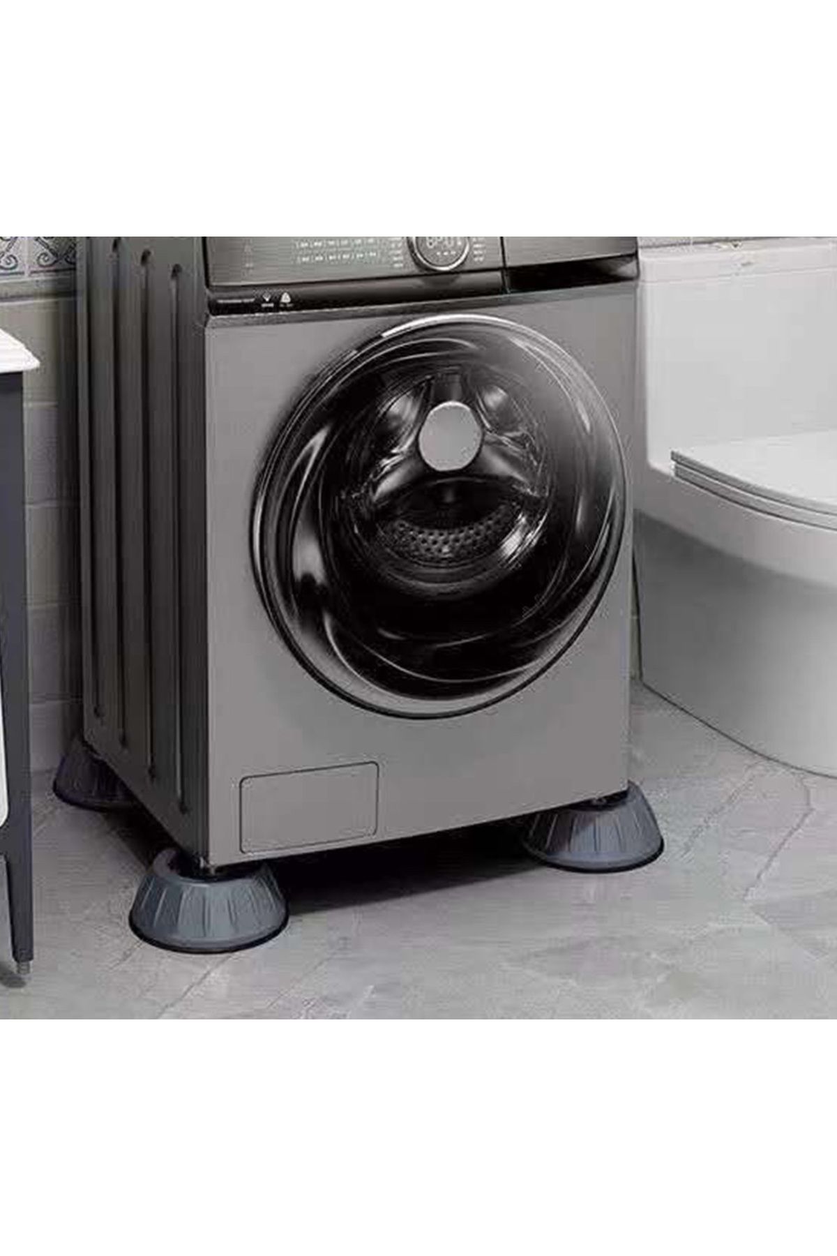 STOREMAX Çamaşır Makinesi Kayma Ve Titreşim Engelleyici - Gürültü Emici Aparatlar 4 Lü Set