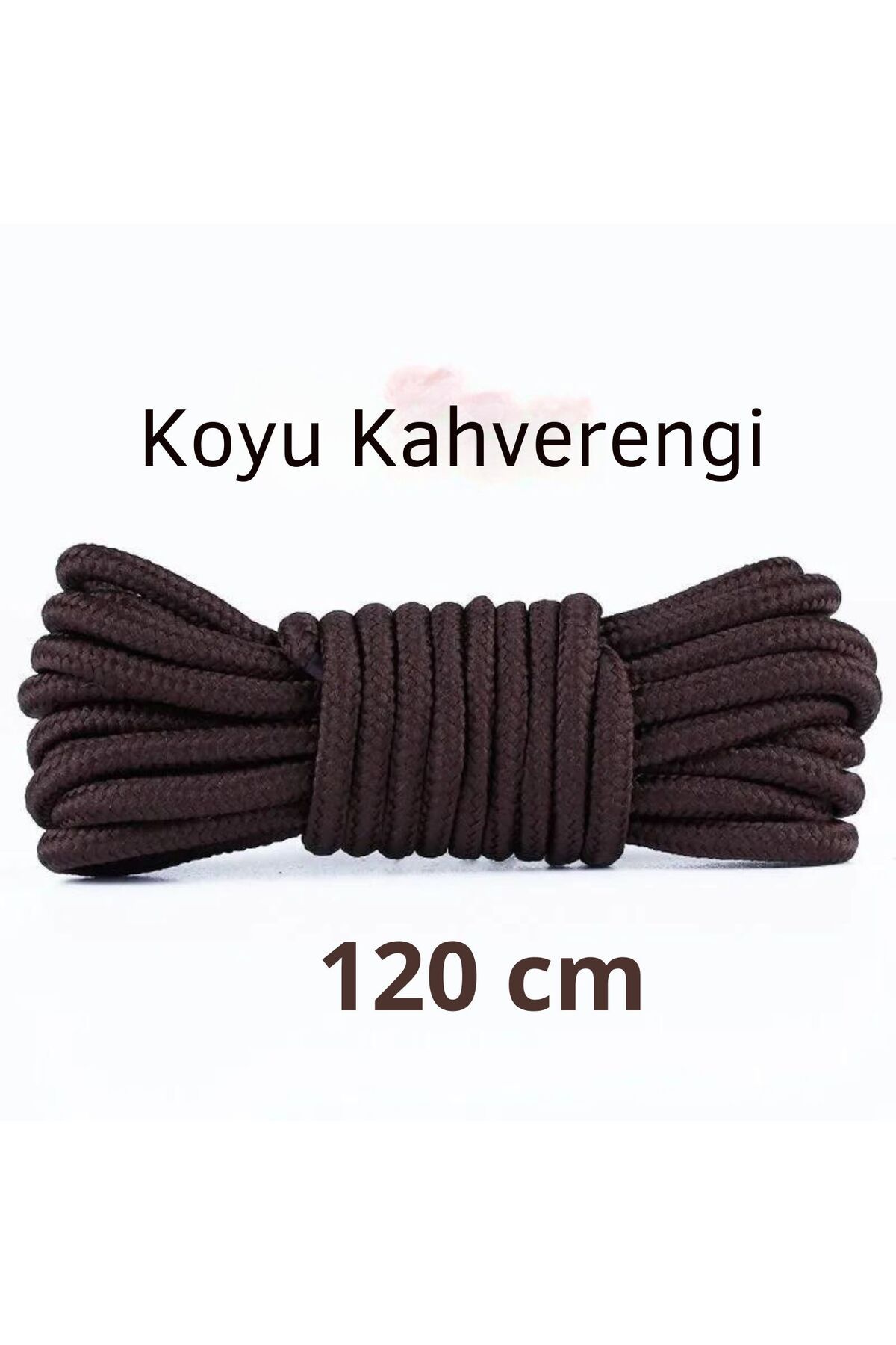 Mawrond Farklı Uzunluk ve Renkte, Extra Sağlam,Kalın, Fitilli Yuvarlak Bot, Ayakkabı Bağcığı