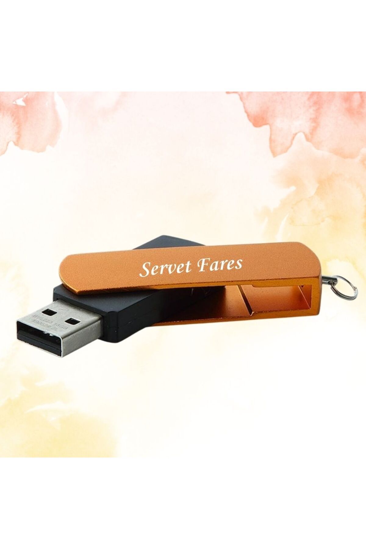 HediyesiBizden KİŞİYE ÖZEL İSİM BASKILI PLASTİK KUTULU USB BELLEK