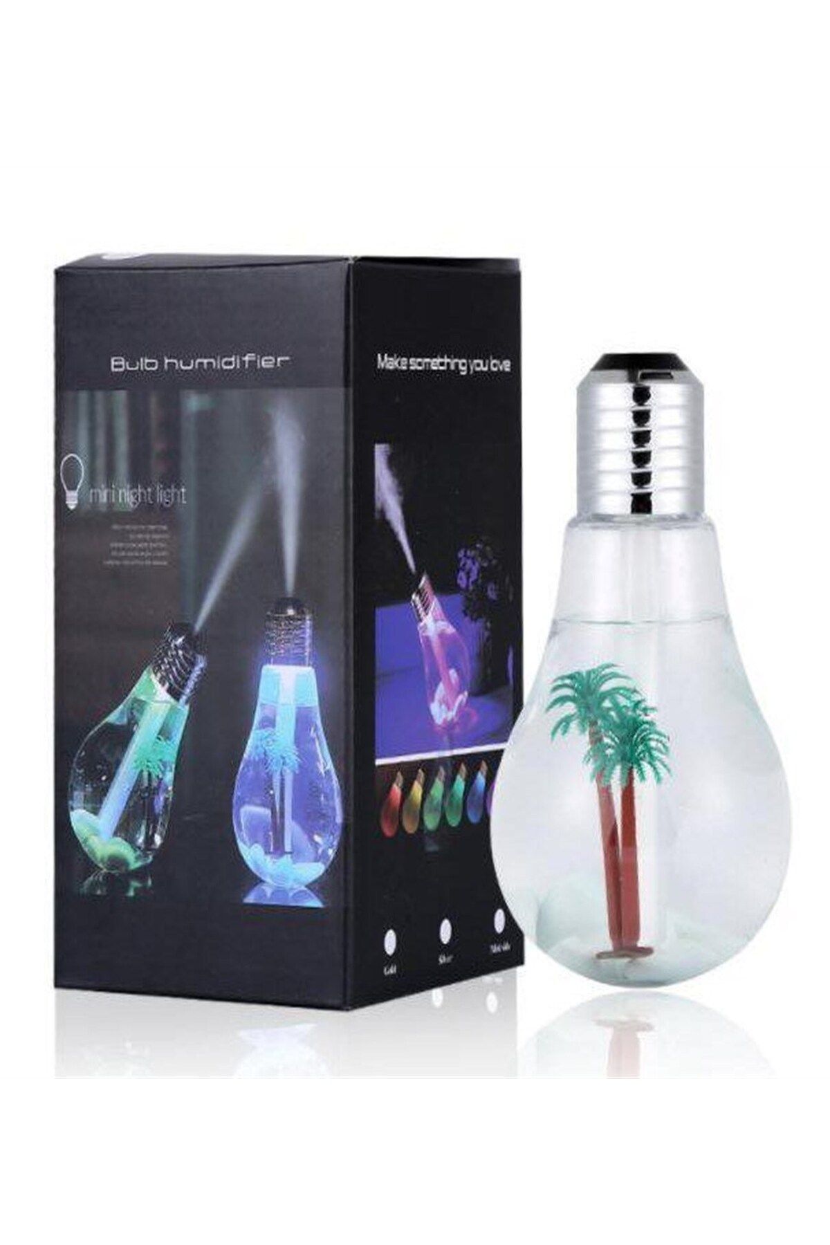 LUXE Hava Nemlendirici Ampul Görünümlü Hazneli Buhar Makinesi 400 ml.