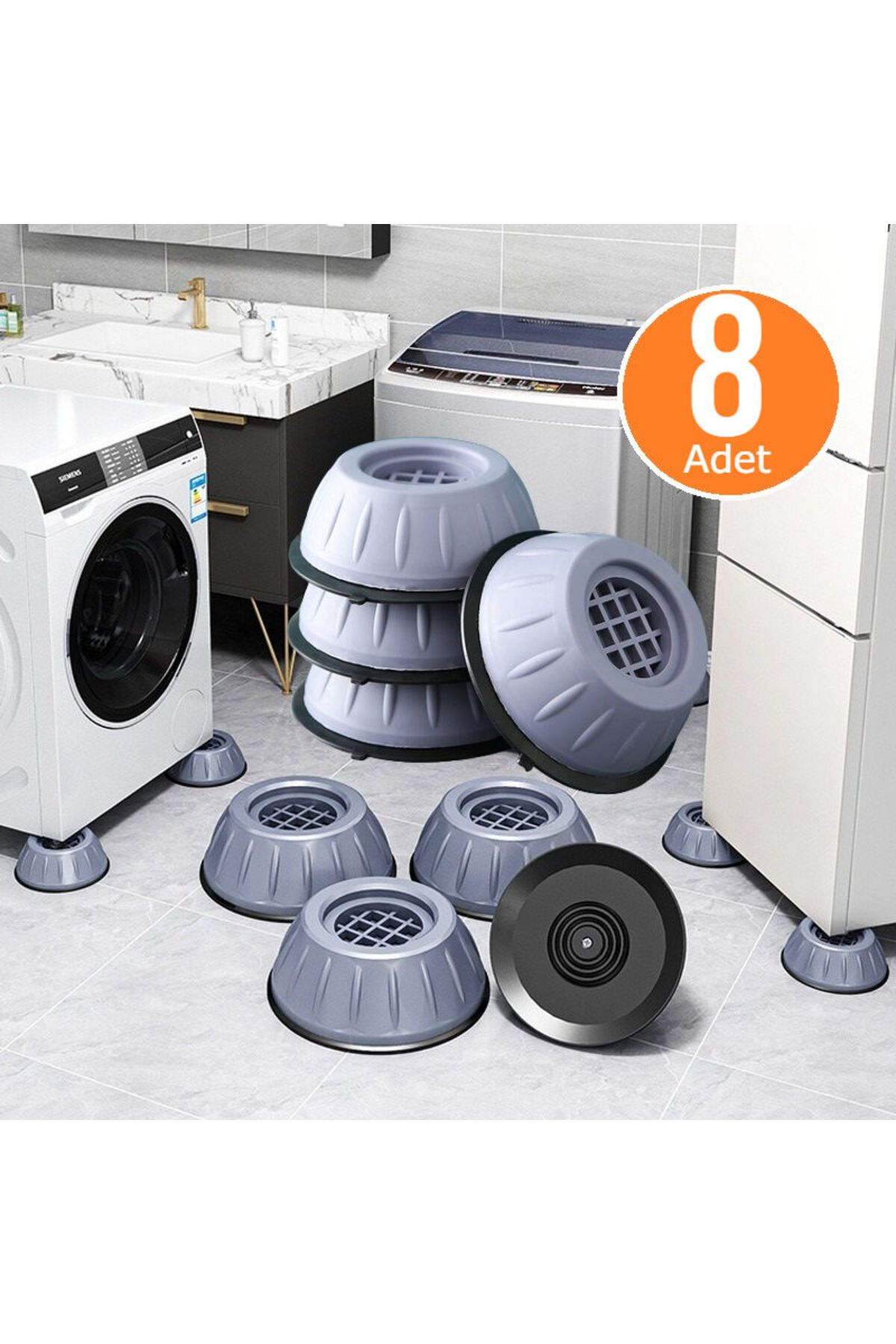 STOREMAX Çamaşır Makinesi Için Titreşim Engelleyici Stoper 8 li 1057563