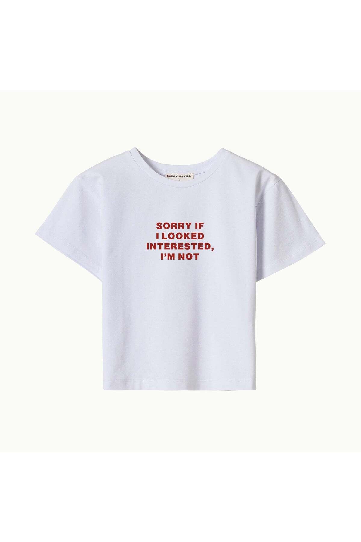 SUNDAY THE LABEL SORRY IF I LOOKED - BABY TEE