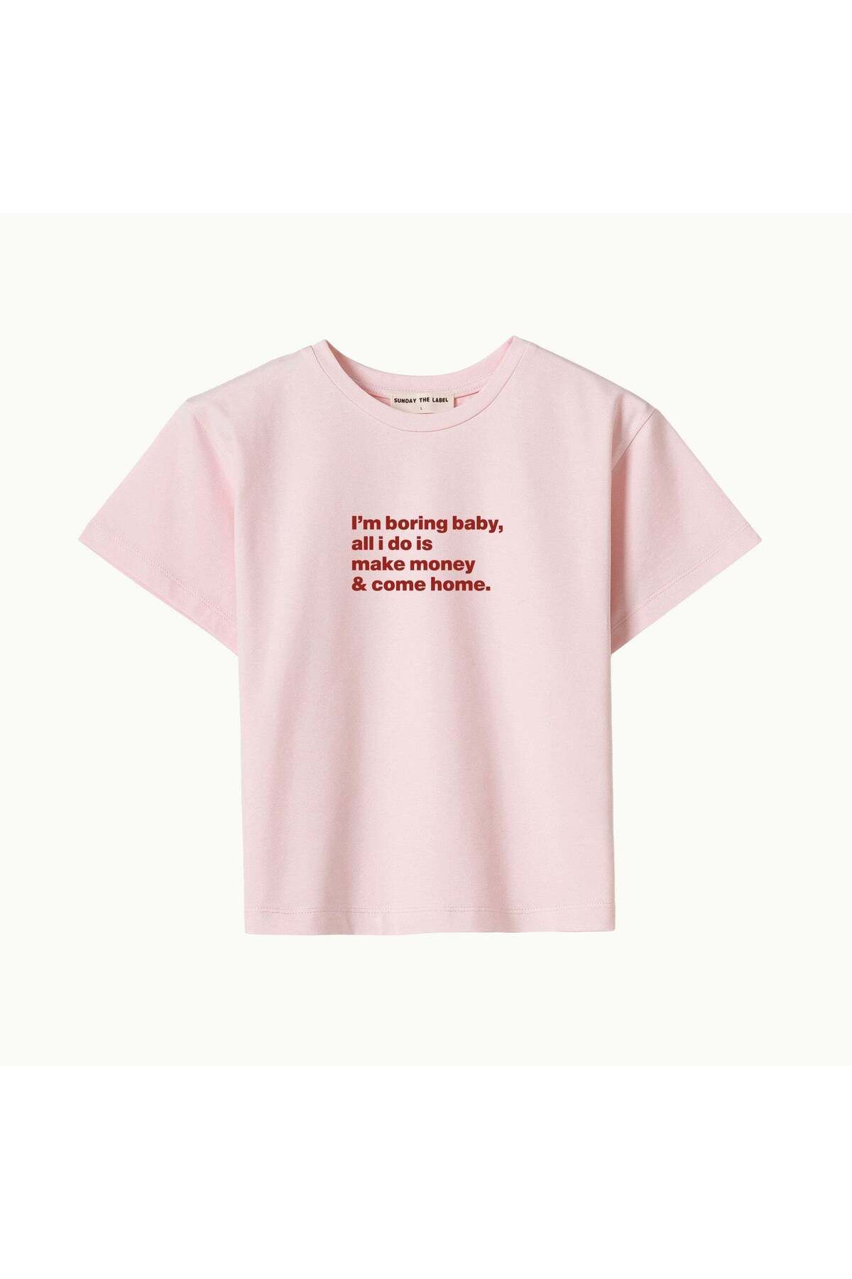 SUNDAY THE LABEL I'M BORING BABY - BABY TEE