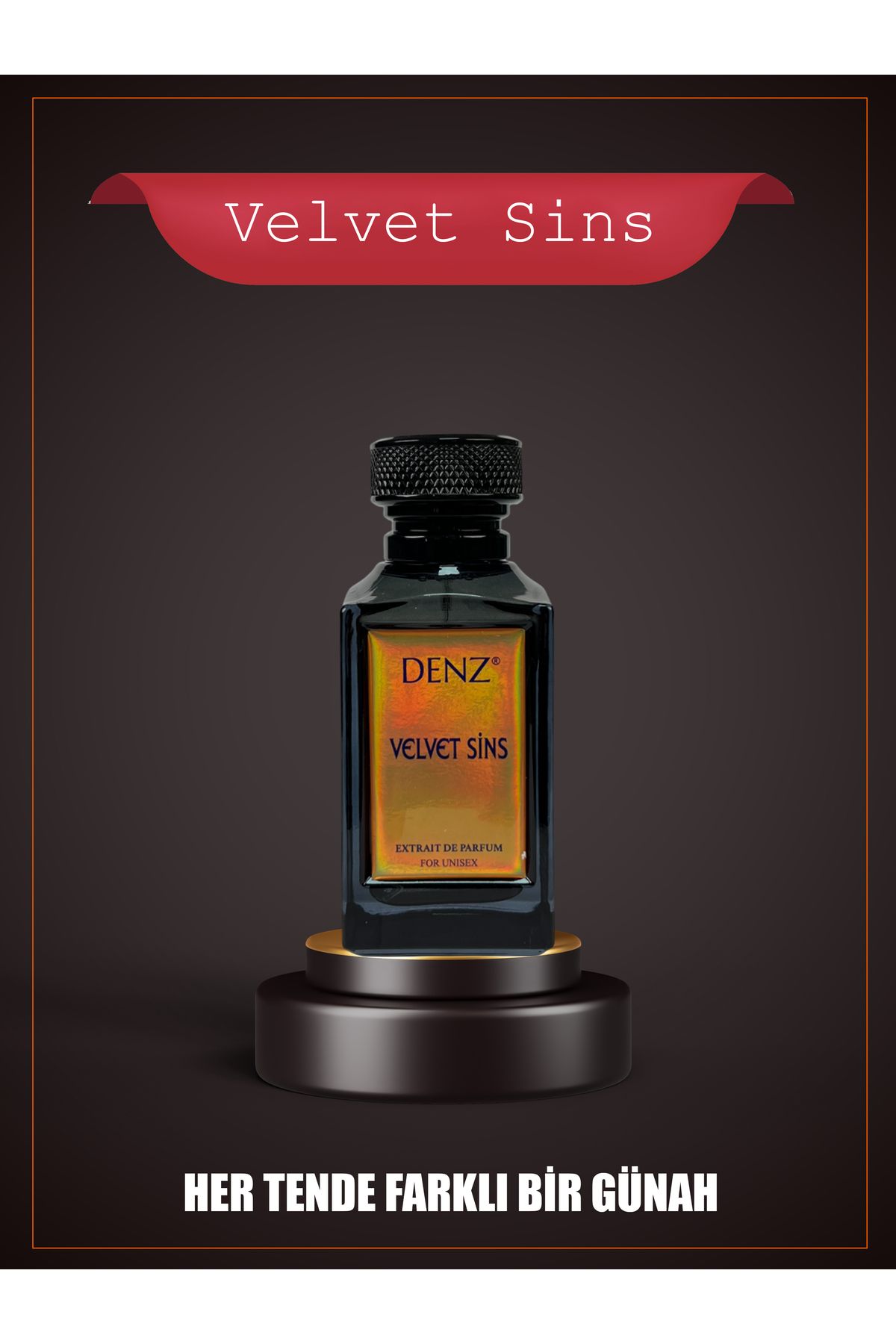DENZ VELVET SİNS UNİSEX PARFÜM EXTRAİT DE PARFÜM %40 ESANS ORANI