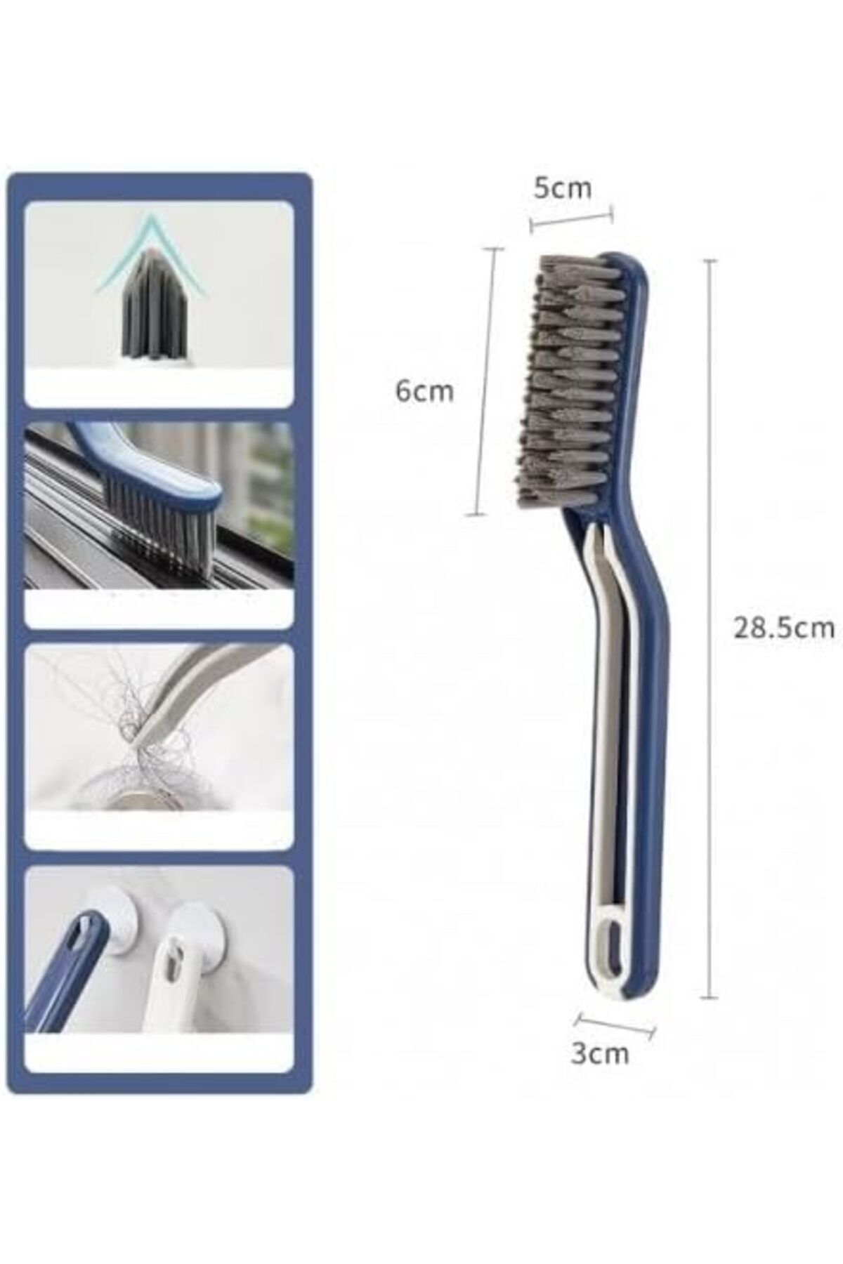 STOREMAX Ezg Mutfak Temizlik Fırçası Cımbızlı, Sökme Aparatlı Cımbızlı Banyo Temizlik Fırçası,