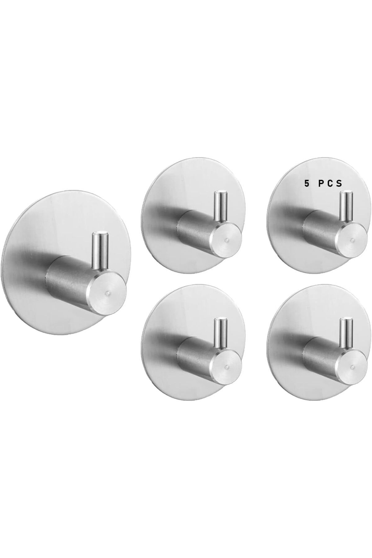 STOREMAX OZN Kendinden Yapışkanlı Askılık - 5'li Paket, Ağır Hizmet, Duvar Kancaları, Su Geçirmez Pa