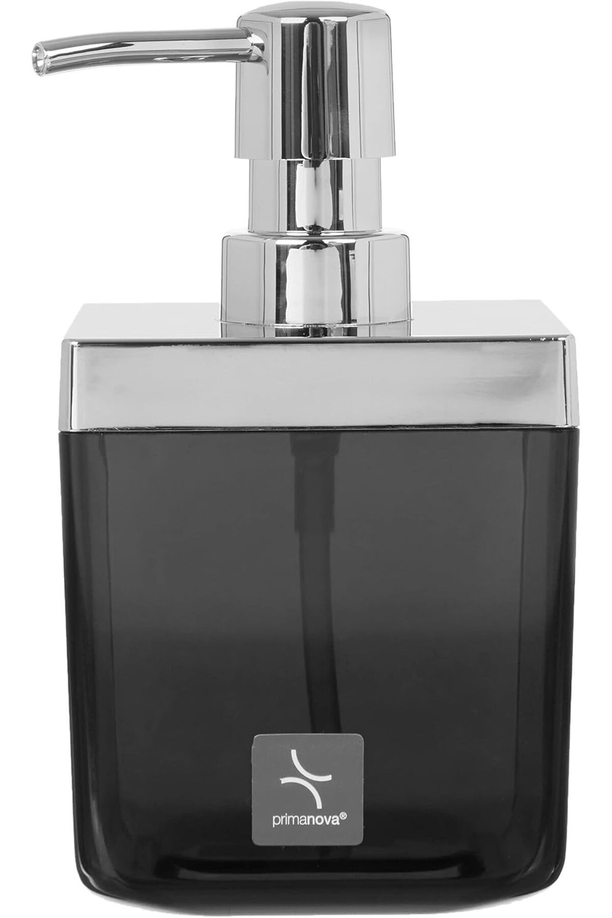 LUXE Toskana Sıvı Sabunluk, Şeffaf Siyah LXSHP 1055529