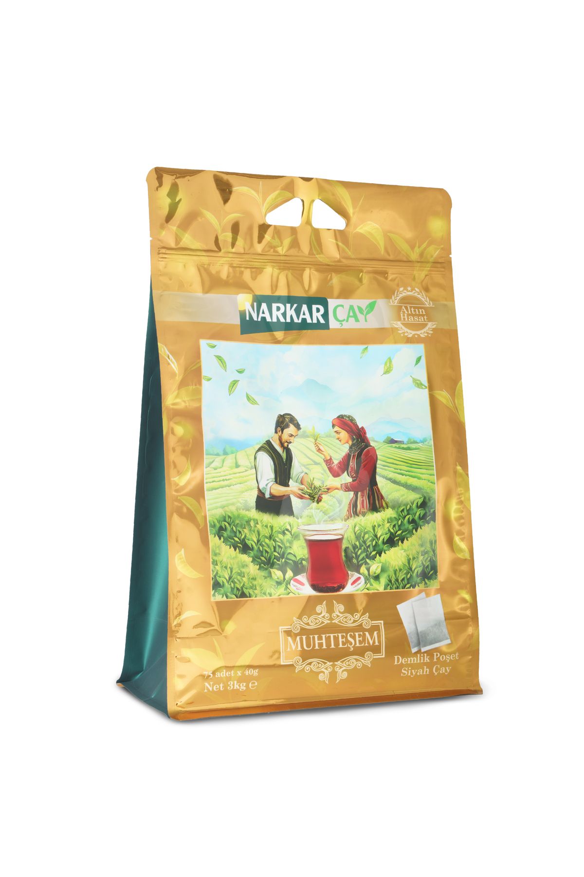 narkar ÇAY Hançay Muhteşem 40gr Demlik Poşet Çay 3 KG