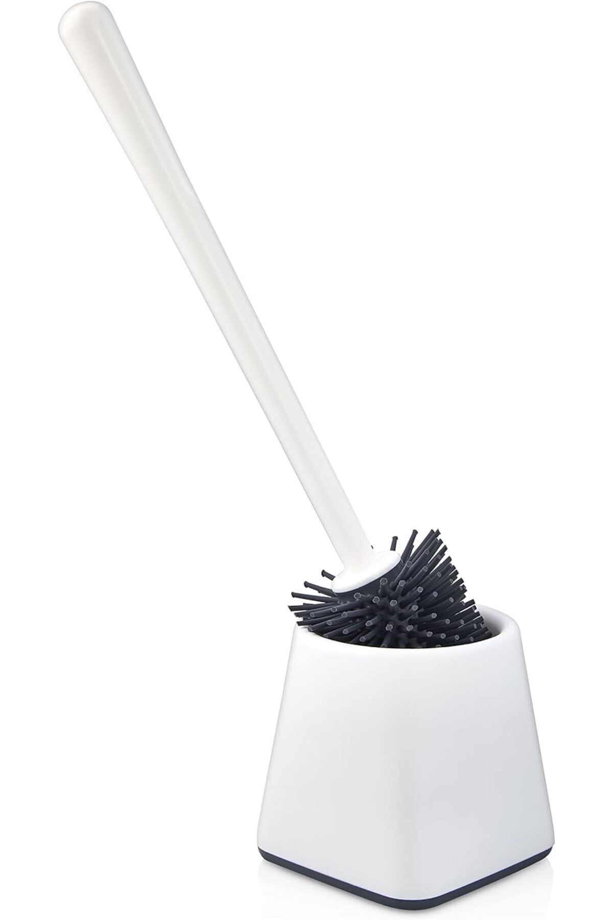 STOREMAX Home Silikon Wc Fırçası,Klozet,Tuvalet Temizleme Fırçası,Yumuşak Uçlu Silikon Fırça (Beyaz)