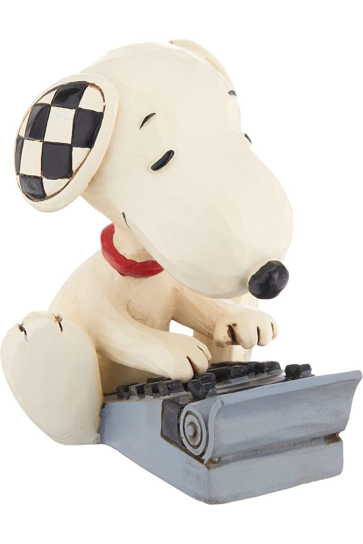 Mu Art Ahşap Mrt Jim Shore Peanuts Snoopy Yazma Minyatür Heykelcik, 7,5 cm, Çok Renkli Art 871301