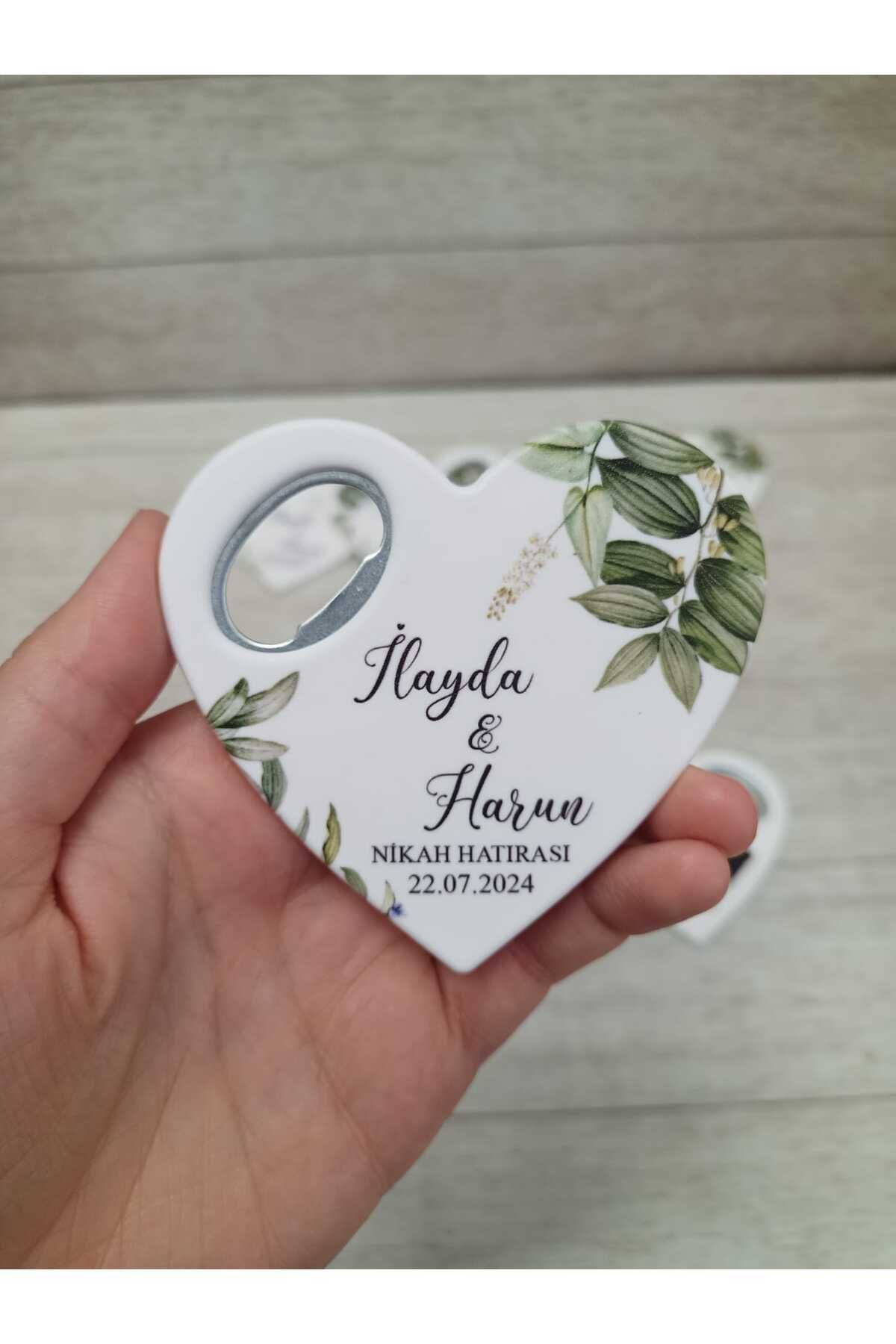 dekor artı 20 Adet Kalp Magnet Açacak Yeni Doğan, Doğum Günü, Sünnet, Nişan, Söz, Düğün Hediyelik
