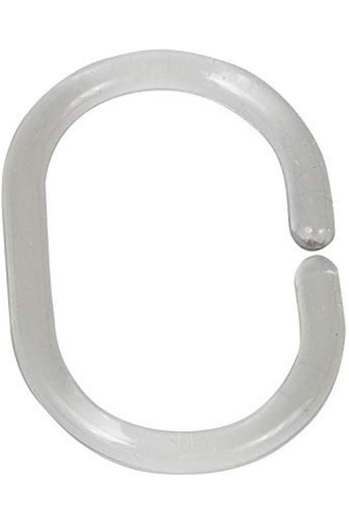 Mu Art Ahşap Mrt 19190100 duş askı halkaları şeffaf – 12'li set, küçük, plastik, şeffaf Art 871301