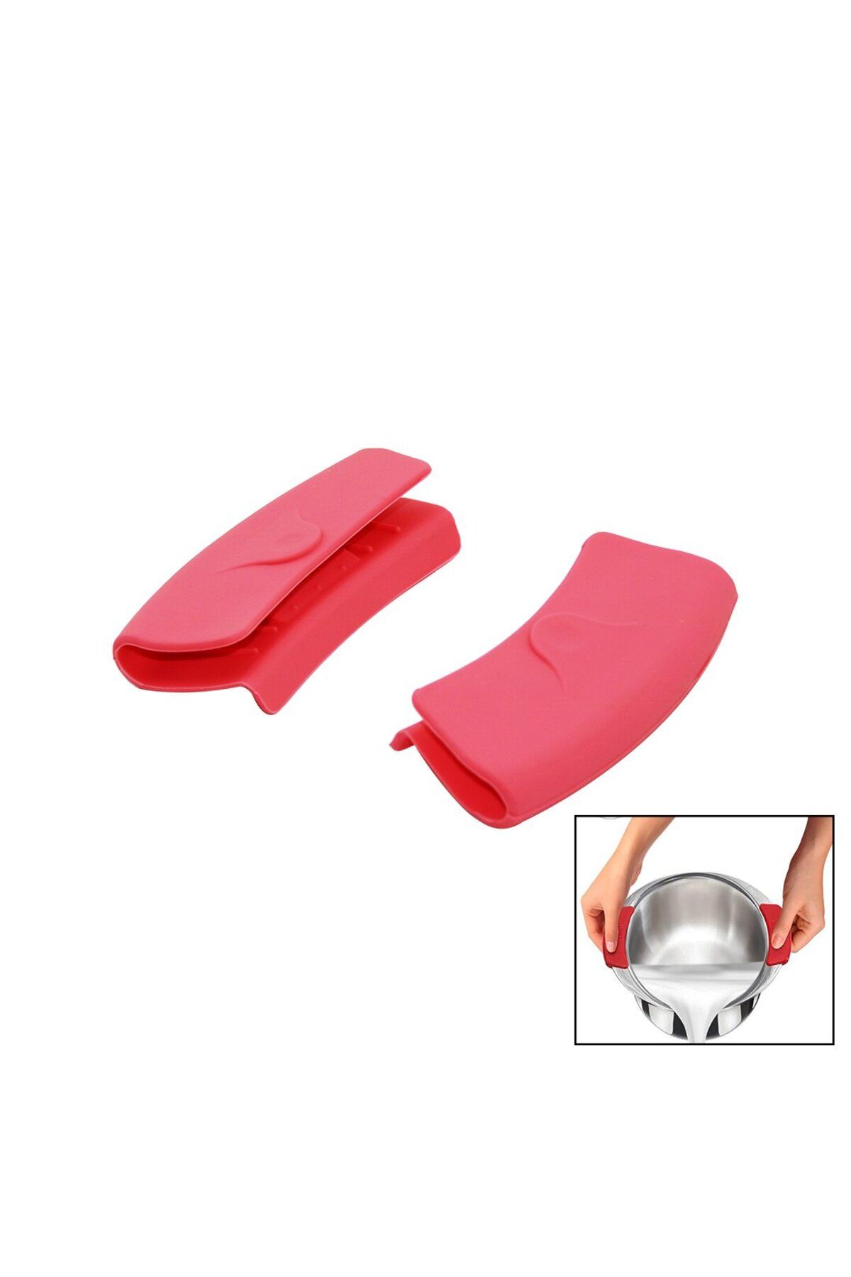 STOREMAX 2PCS SİLİKON TENCERE TAVA TUTUCAK TrendBazaar 1057563