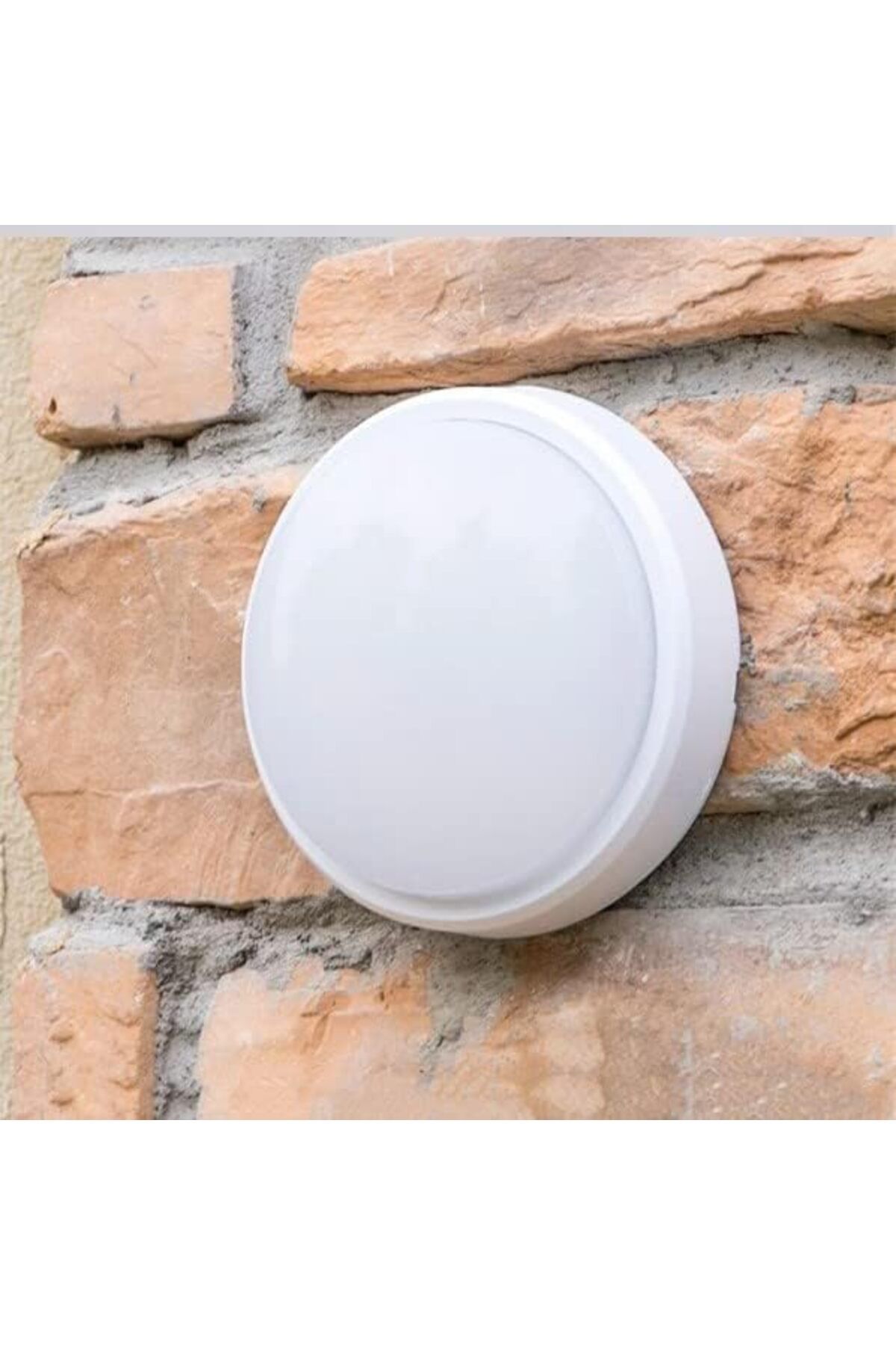 STOREMAX Ezg Artos Beyaz Led Nem Su Geçirmez Banyo Bahçe Balkon Tavan Duvar Lambası Beyaz Işık 6500K IP6