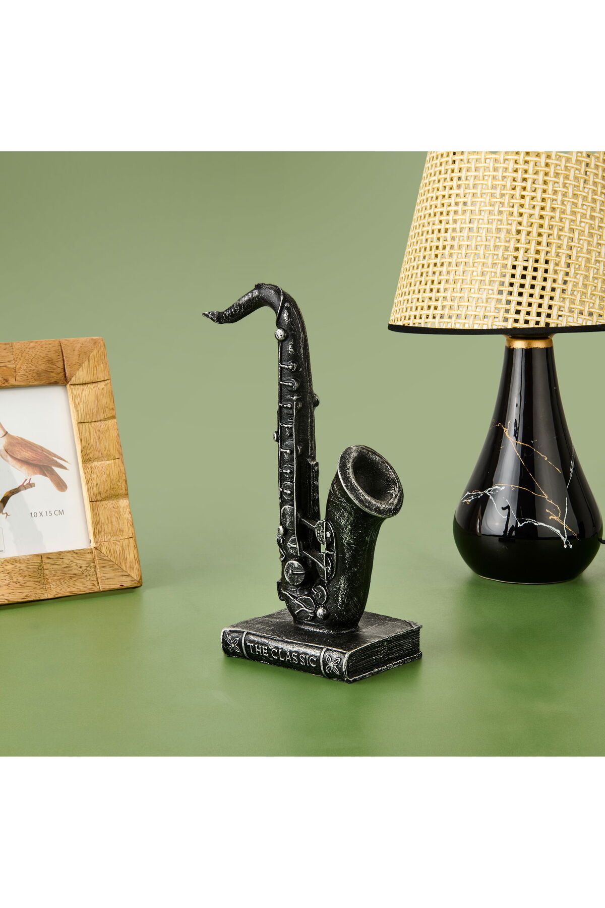 ASPARTAM Saksafon Dekor - 27 cm