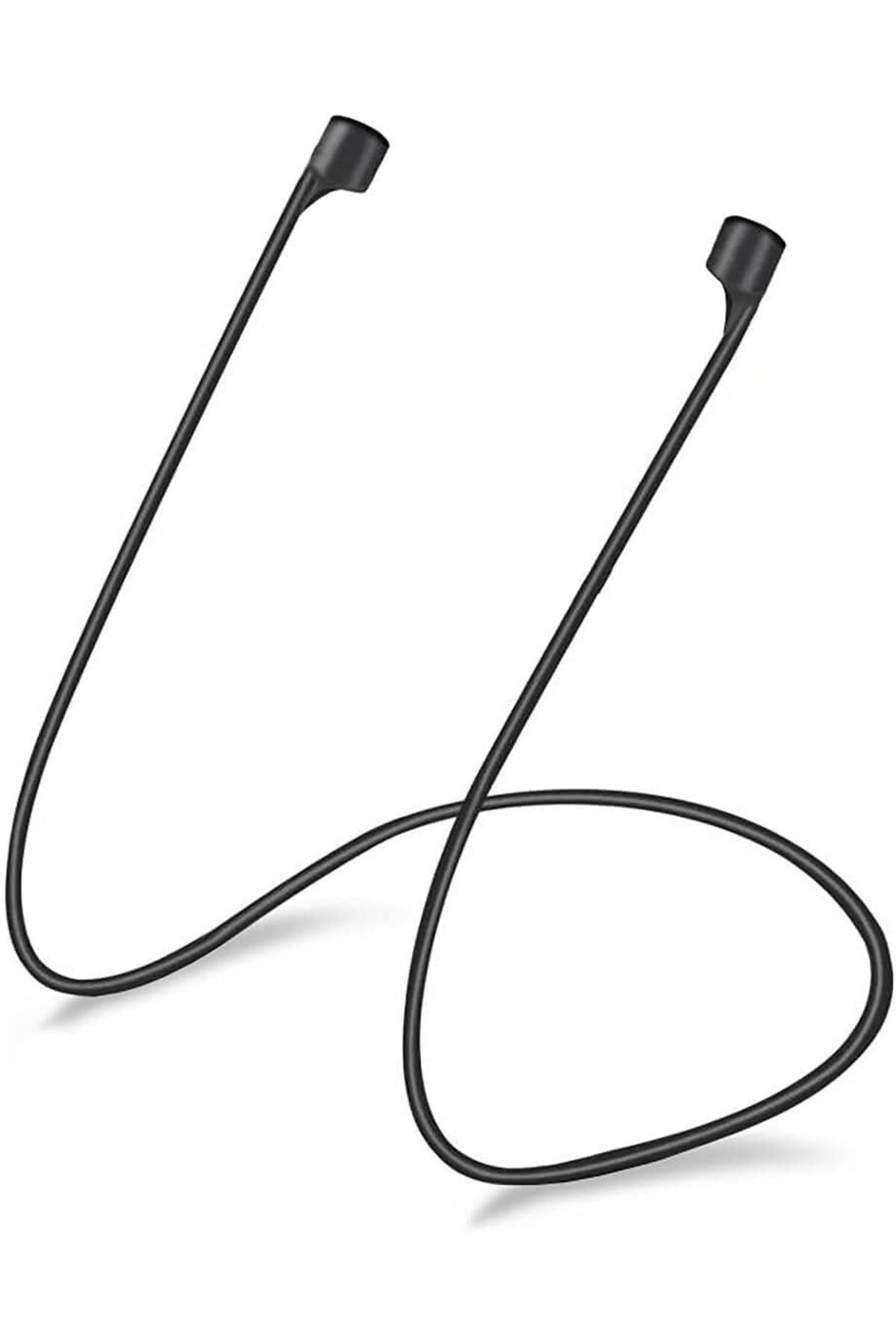 STOREMAX OZN Airpods 4.Nesil/ANC Manyetik Mıknatıslı Kulaklık İpi Siyah [AirPods 4 ile Uyumlu Kılıf -