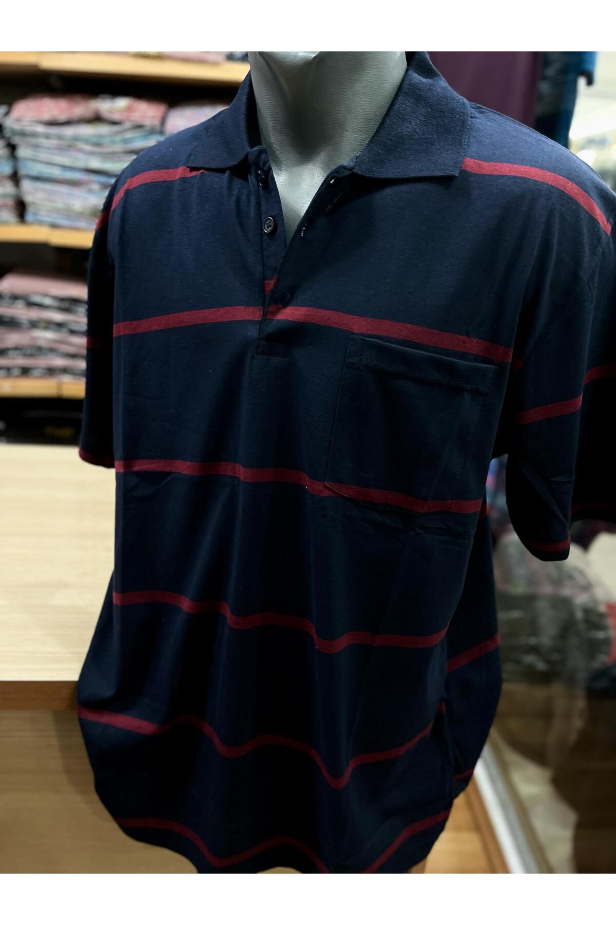 TCR Erkek Polo Yaka Düğmeli Cepli T-shirt