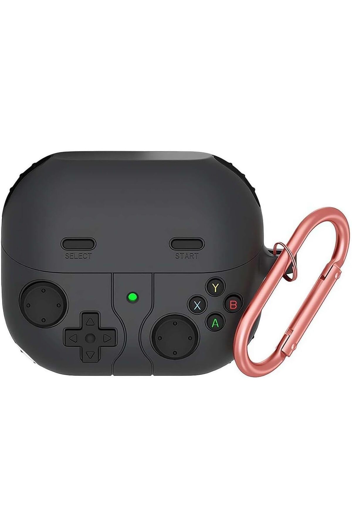 STOREMAX SRT Galaxy Buds 3 Pro Kılıf Cartoon Figürlü Silikon Retro Gameboy Siyah [Galaxy Buds 3 Pro ile U