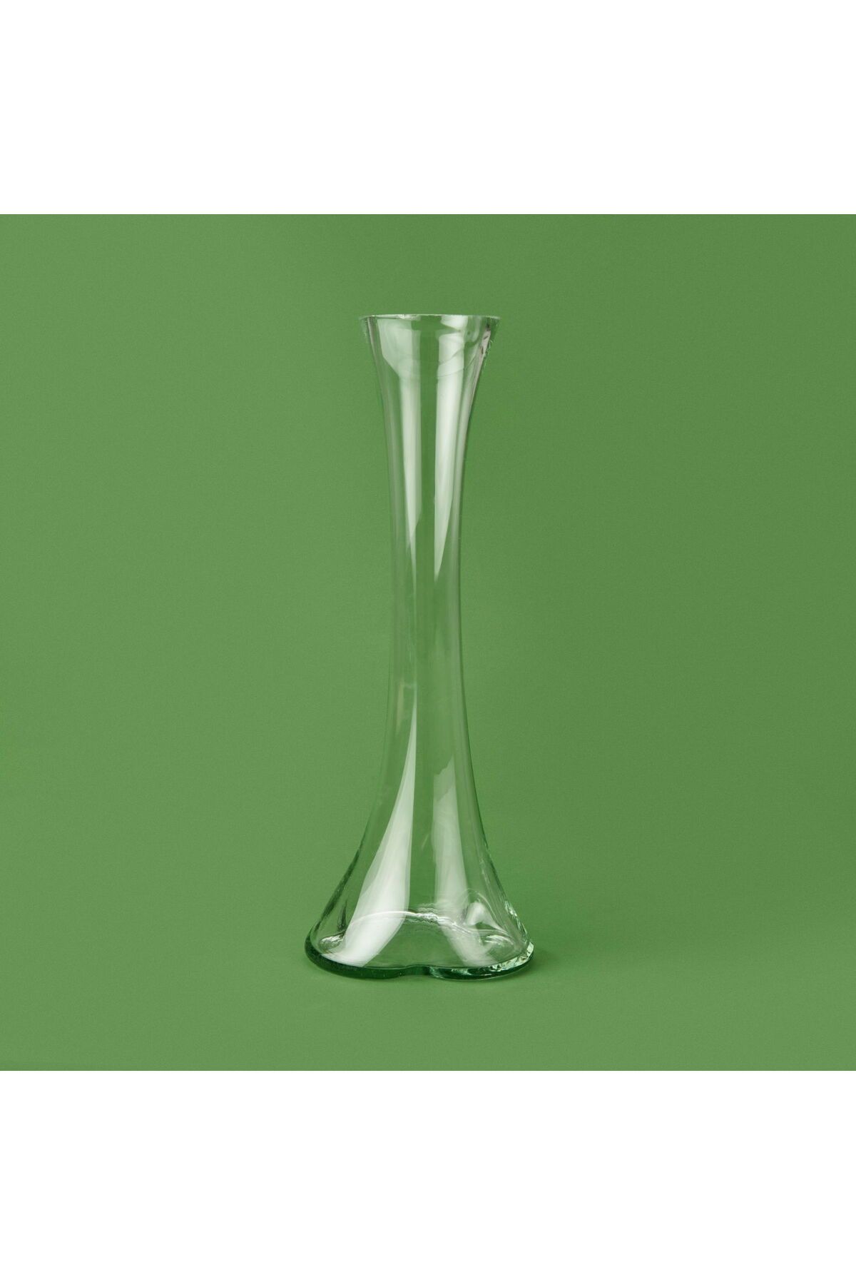 ASPARTAM Fil Ayağı Vazo - Şeffaf - 40 cm