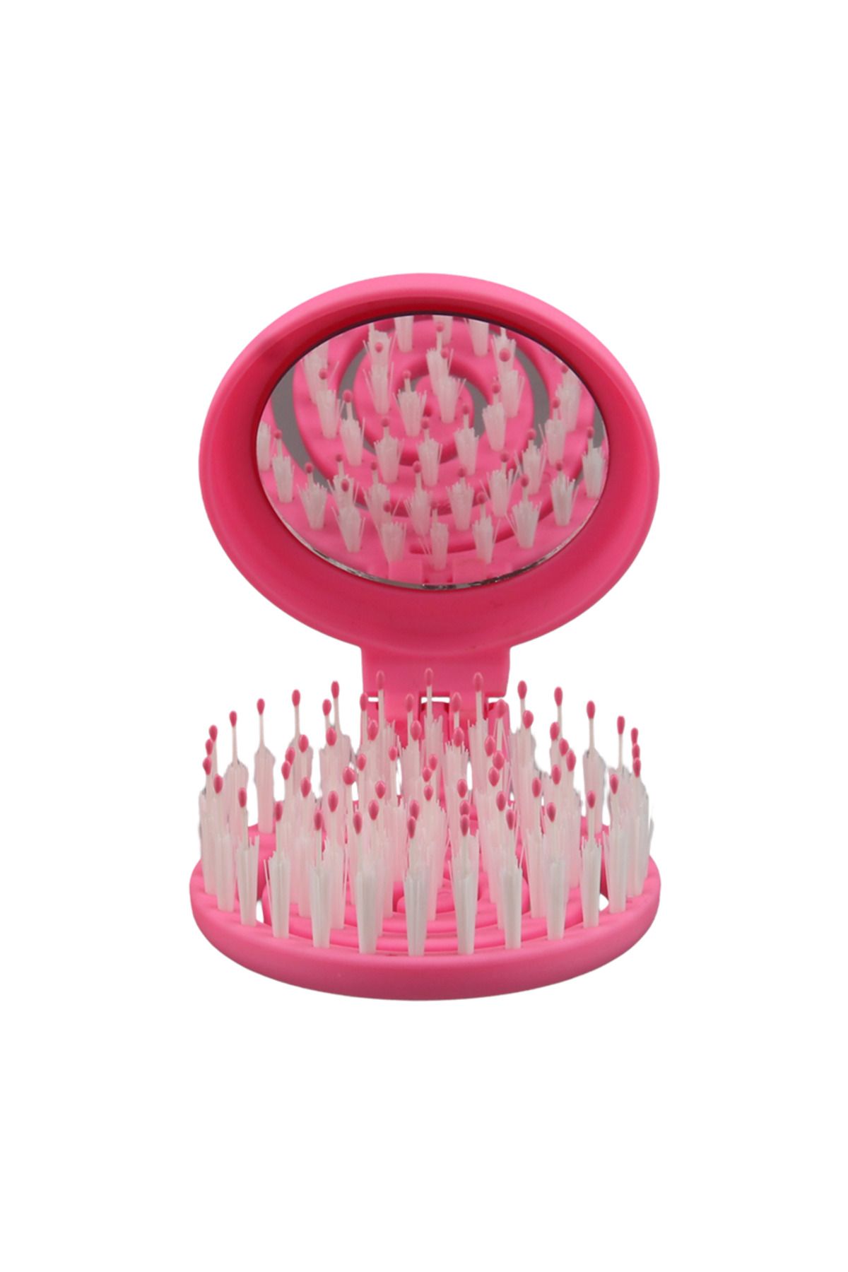 PROCO Beauty Makaron EXTENSION-Üç Boyutlu 3D Esnek Aynalı Çanta Boy Saç Fırçası-KAYNAK SAÇLARA ÖZEL