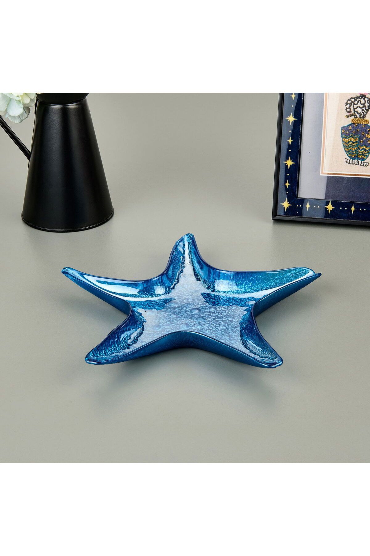 ASPARTAM Seaside Dekoratif Tabak - Lacivert - 30 cm