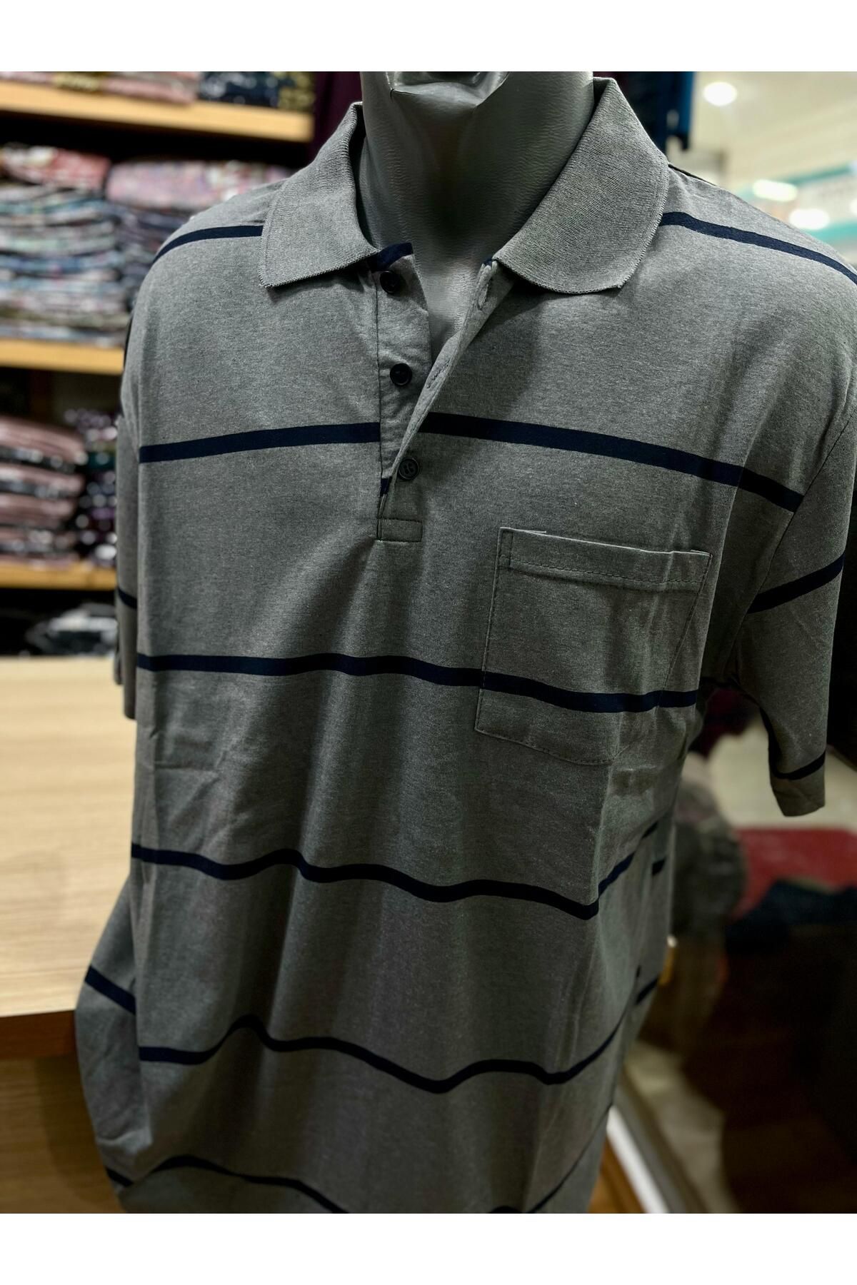 TCR Erkek Polo Yaka Düğmeli Cepli T-shirt