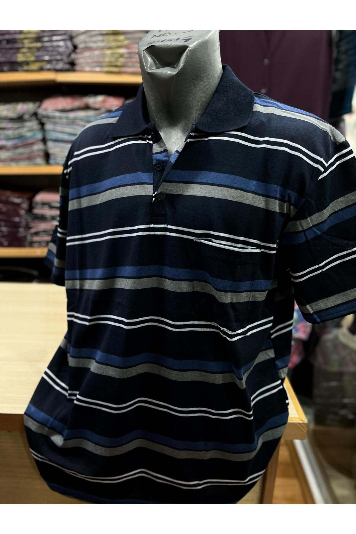TCR Erkek Polo Yaka Düğmeli Cepli T-shirt