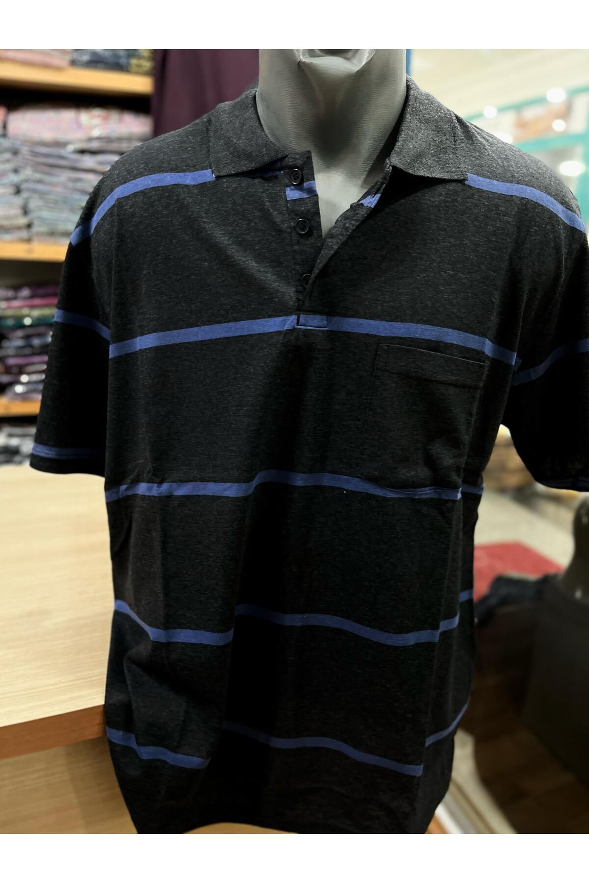 TCR Erkek Polo Yaka Düğmeli Cepli T-shirt