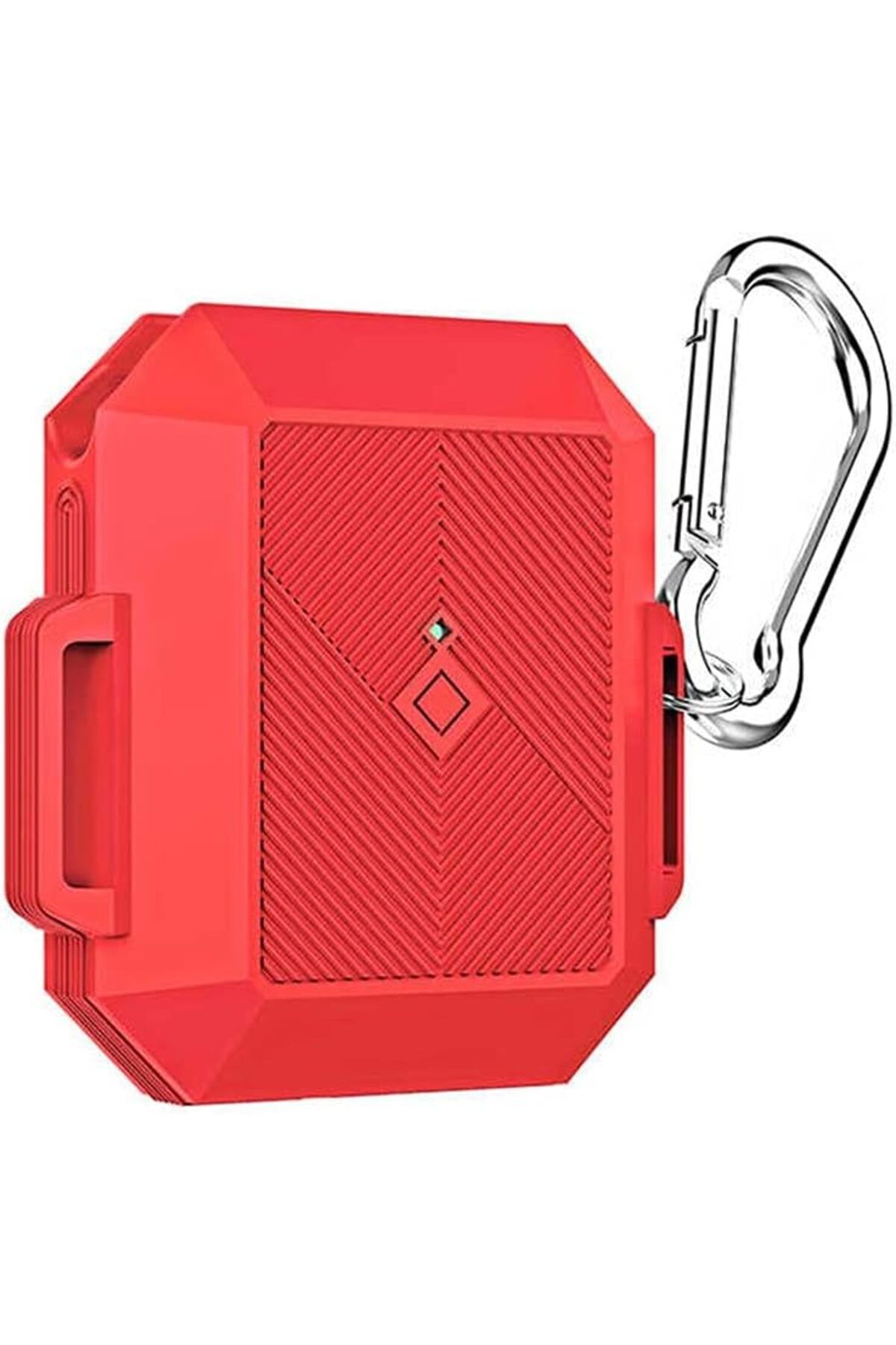 STOREMAX OZN 11297 Airpods ile Uyumlu Kılıf Airbag 09 Silikon, Kırmızı OZNstre 1094633