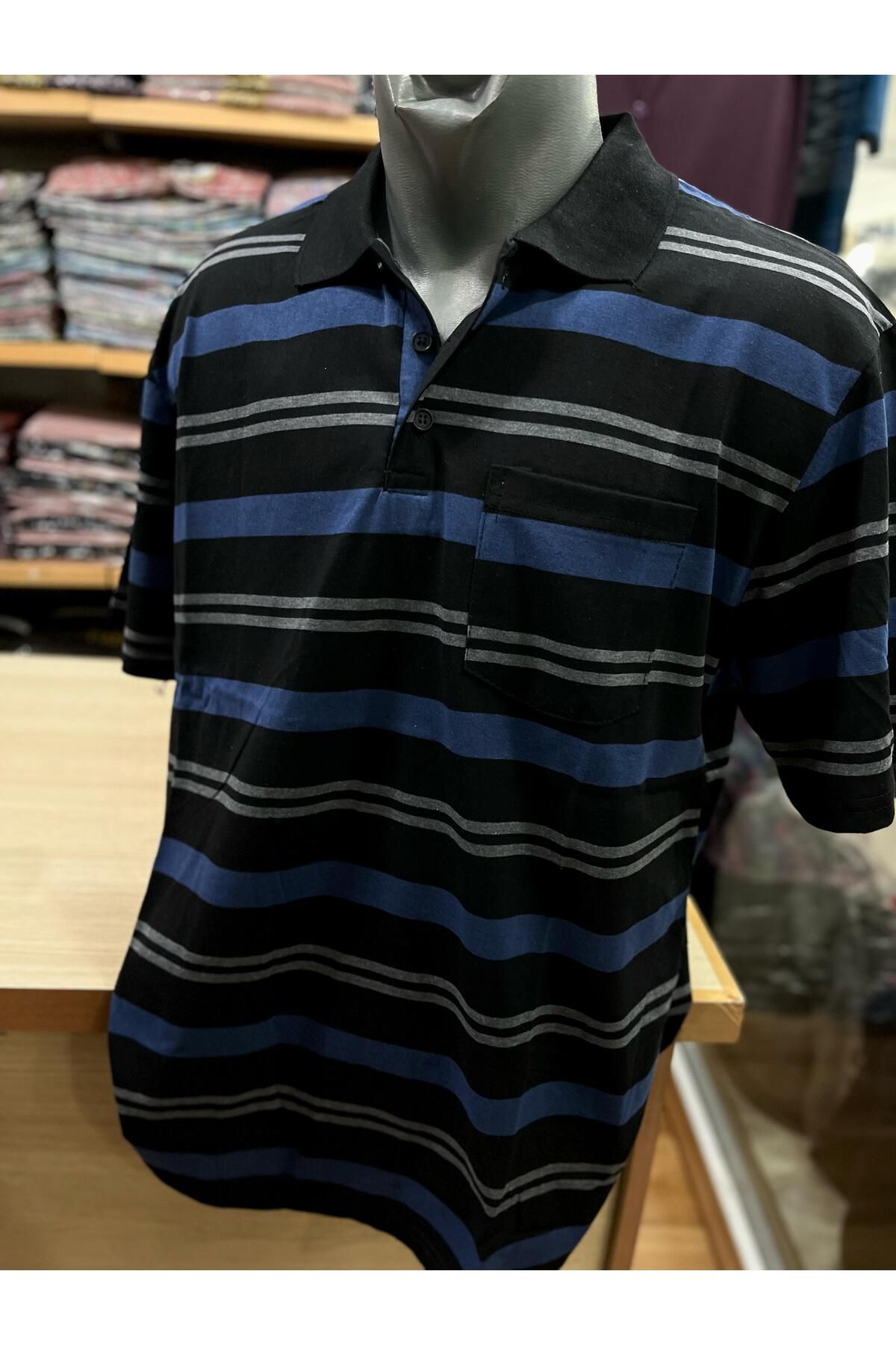 TCR Erkek Polo Yaka Düğmeli Cepli T-shirt