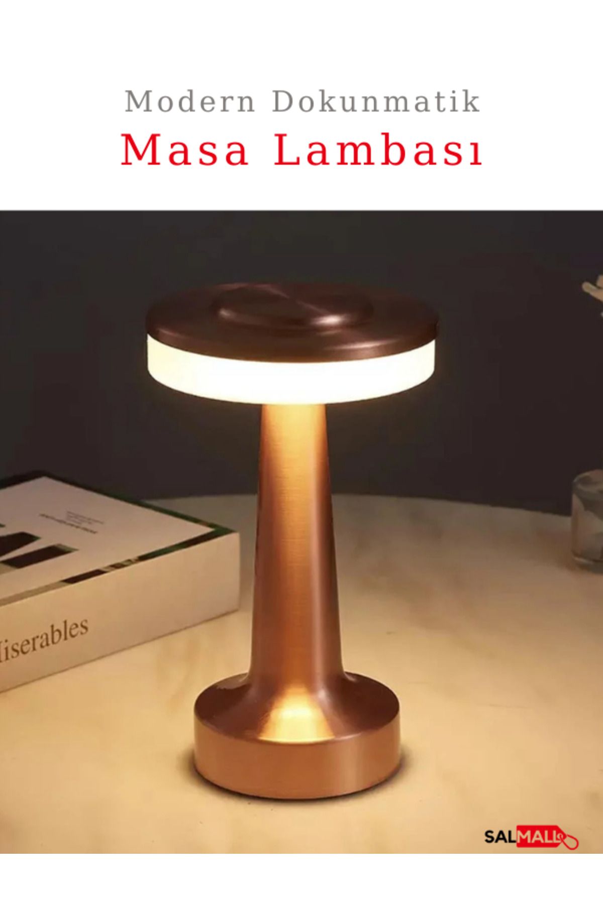 SalMall Modern Dokunmatik Masa Lambası