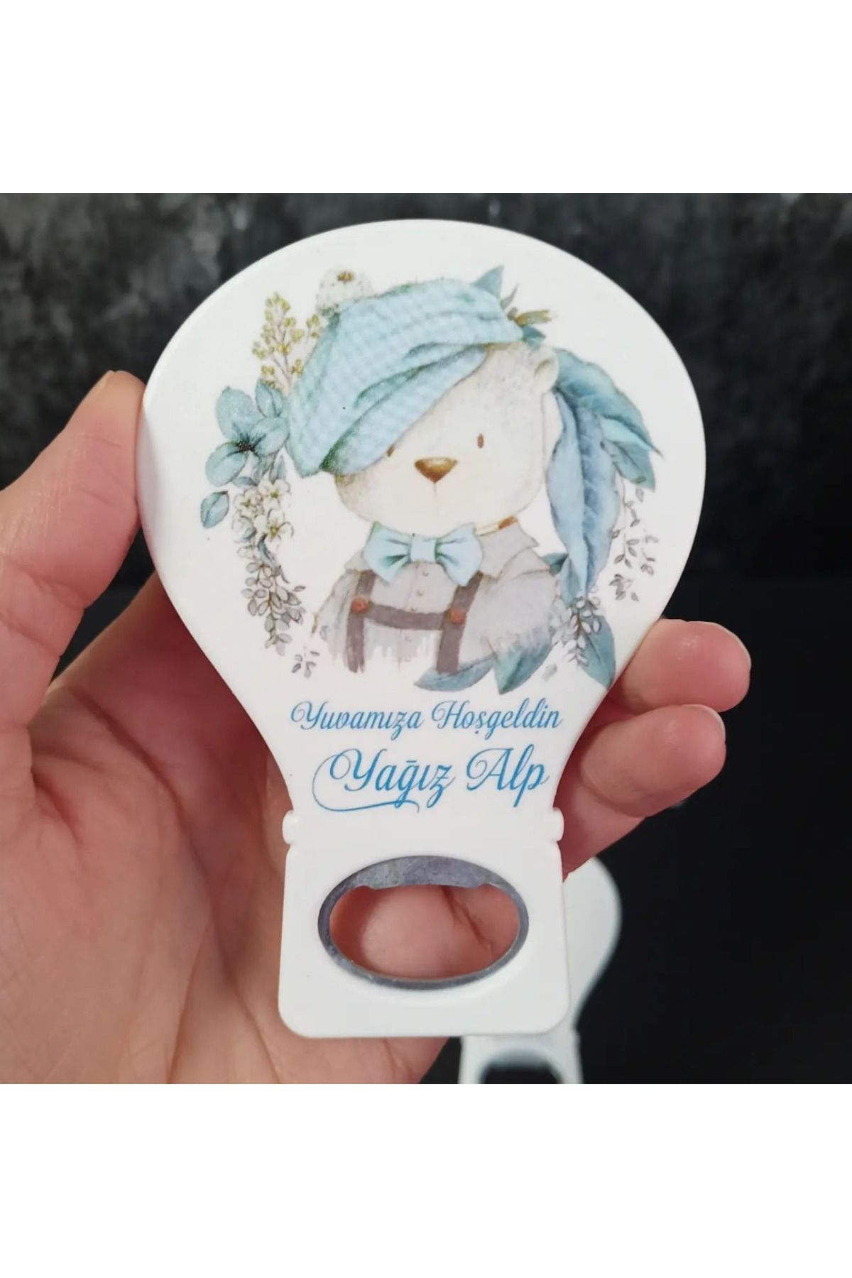 Pi Dekorasyon 30 Adet Balon Magnet Açacak Yeni Doğan, Doğum Günü, Sünnet, Nişan, Söz, Mavi Ayıcık