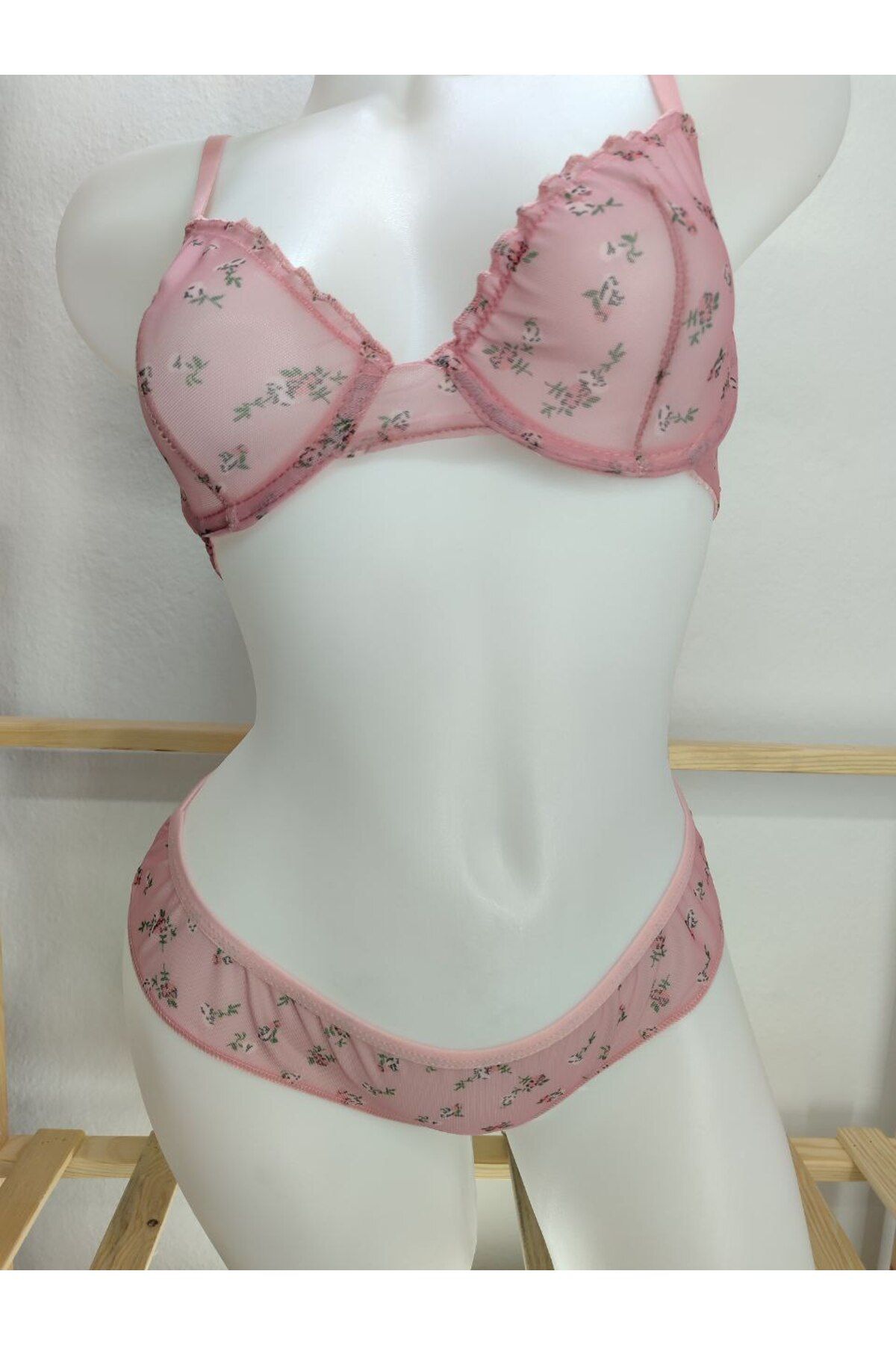 MODA 3315 - Transparan Sütyen Takım