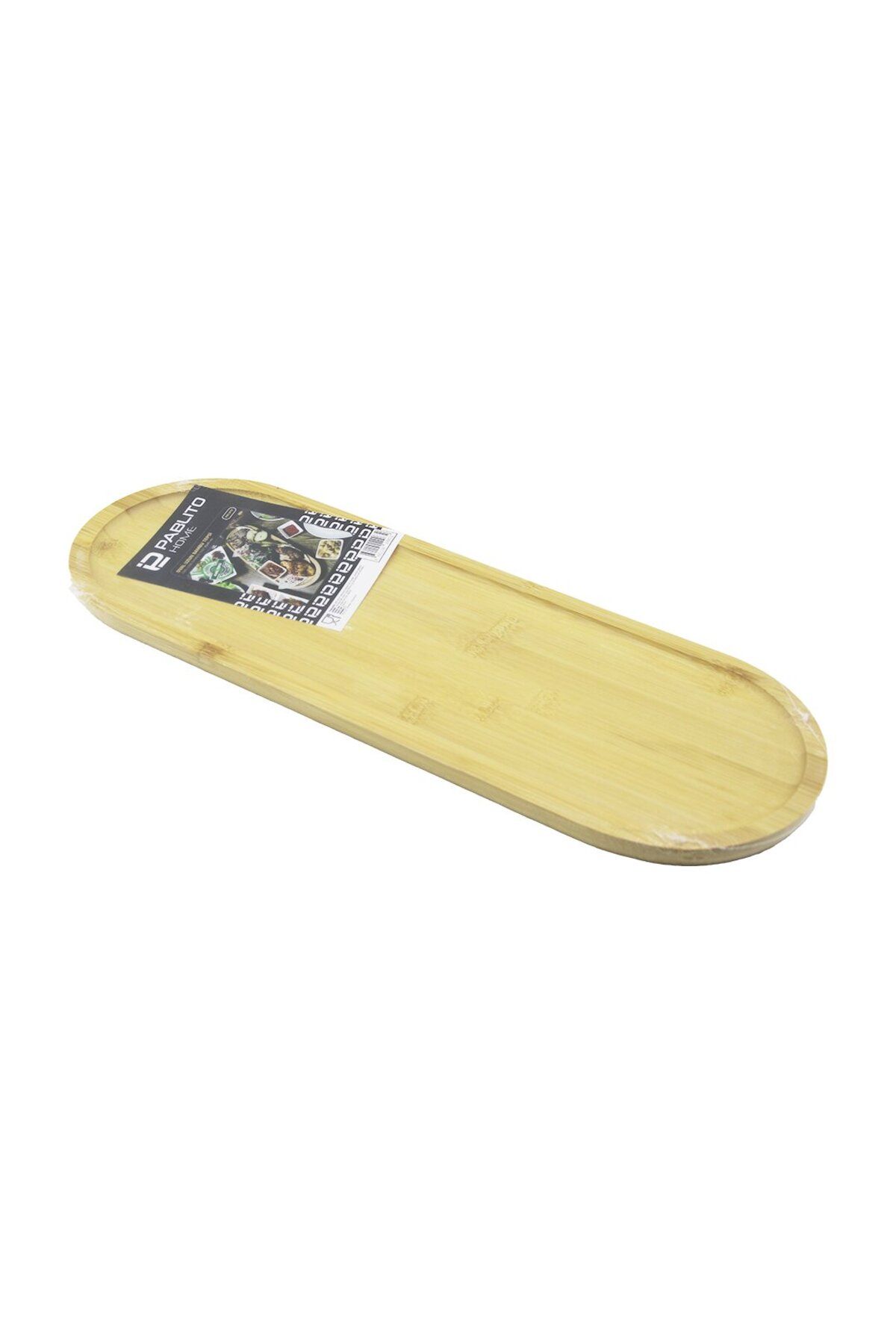 STOREMAX SRT UZUN OVAL AHŞAP BAMBU SUNUM TEPSİ 16X45CM FxYM 1126906