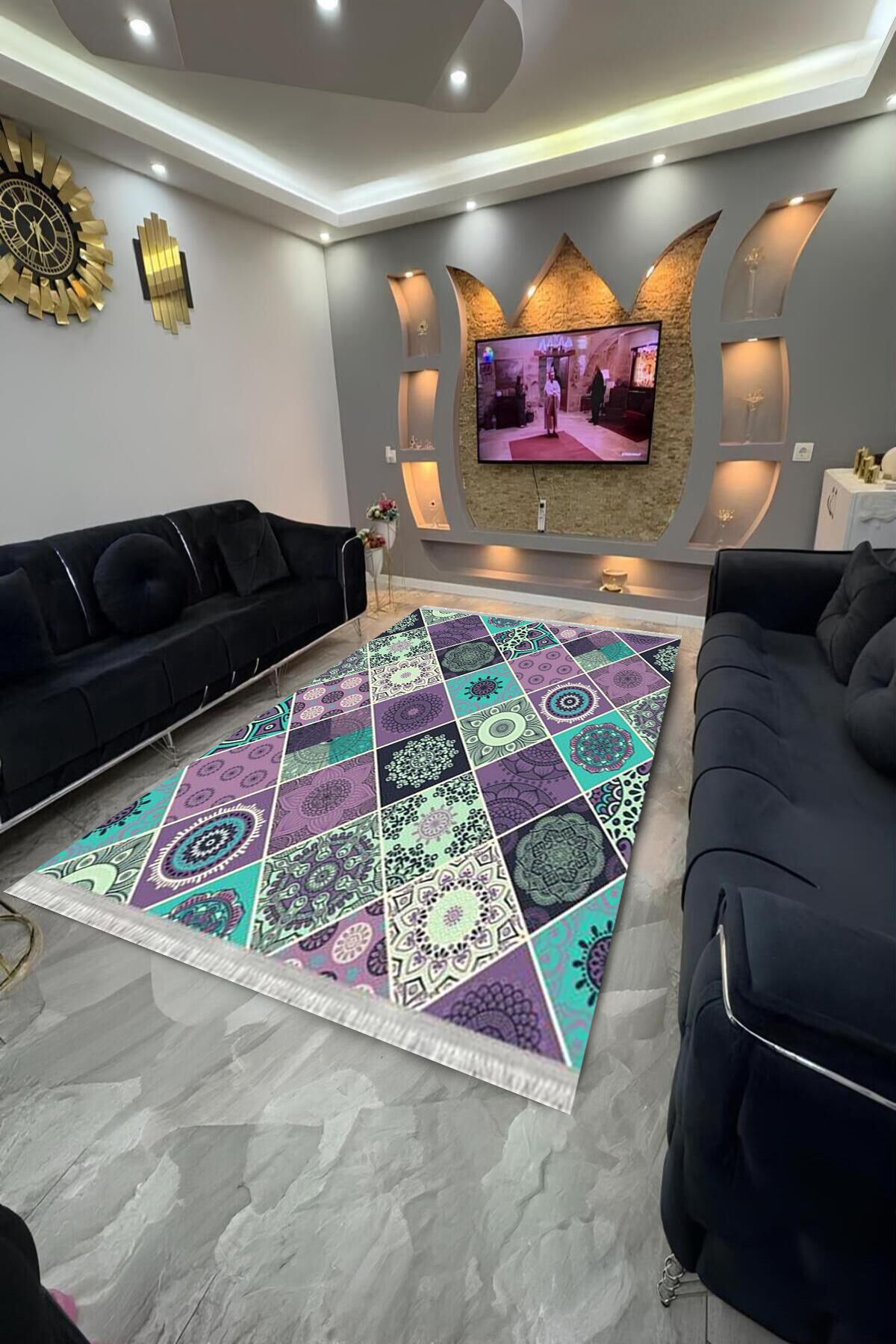 Home Dot Tabanlı yıkanabilir, leke tutmayan halı