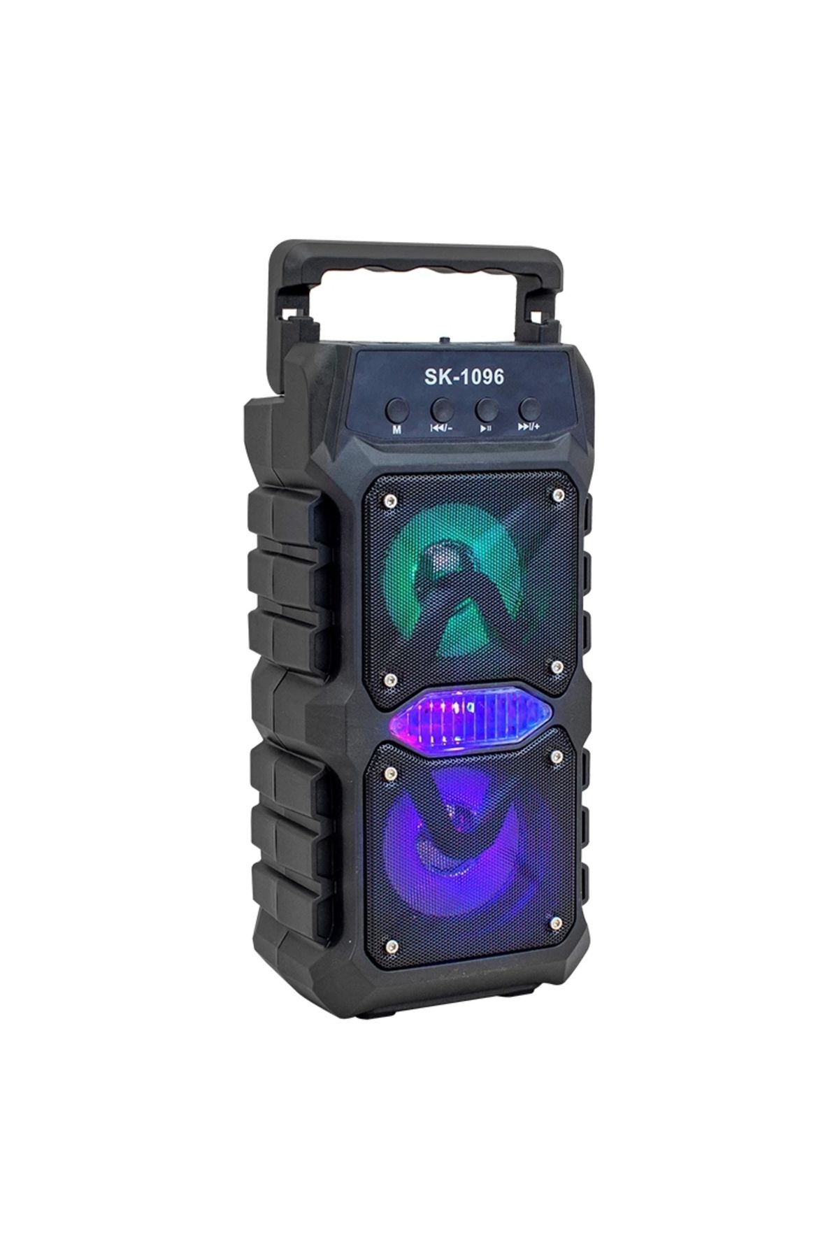 mega fair 20 Watt Usb/sd/aux/fm/bluetooth  Uyumlu Destekli Mikrofon Girişli Taşınabilir Hoparlör