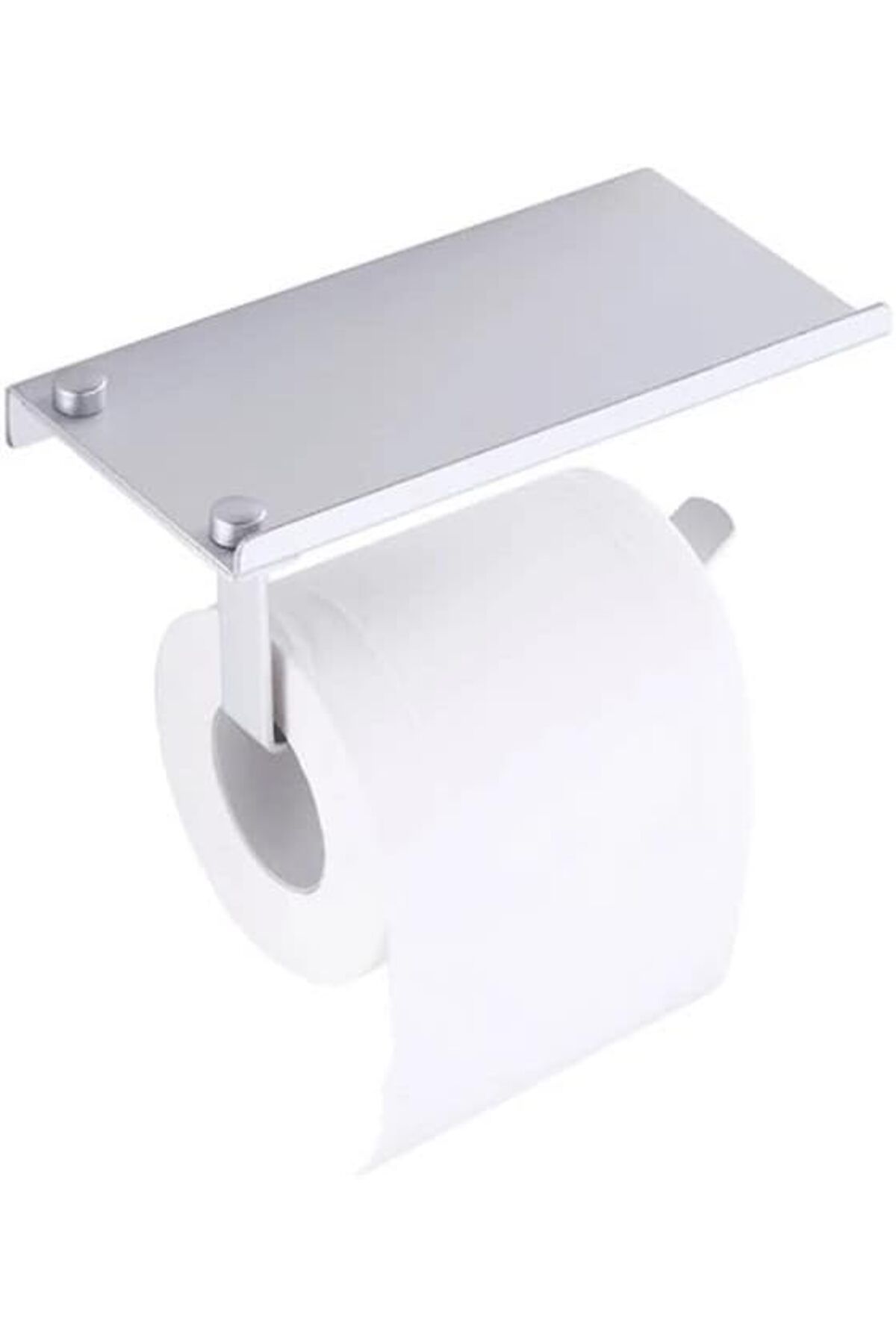 STOREMAX Banyo Telefon Raflı Tuvalet Kağıtlığı - Beyaz TrendBazaar 1057563