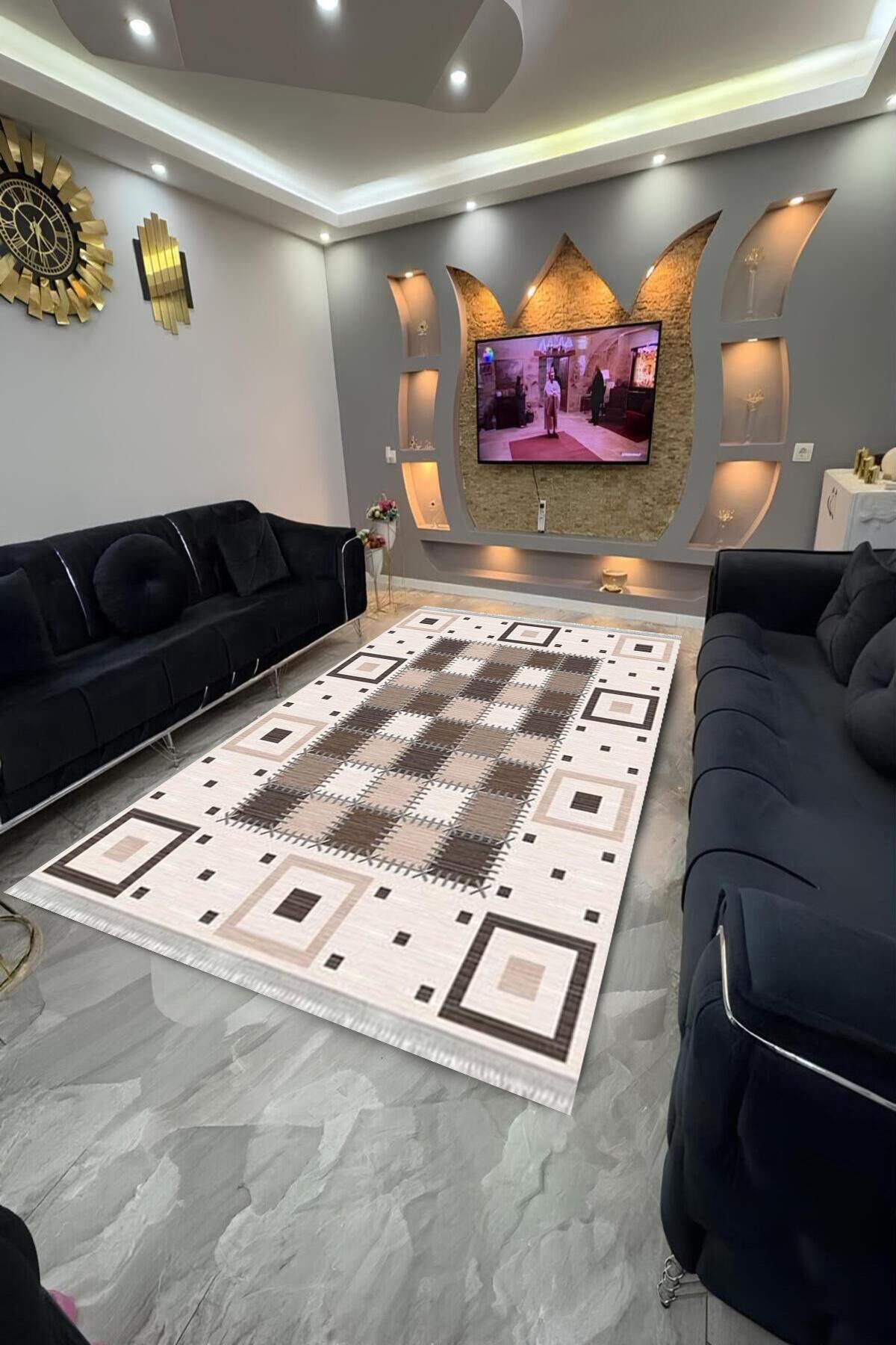 Home Dot Tabanlı yıkanabilir, leke tutmayan halı