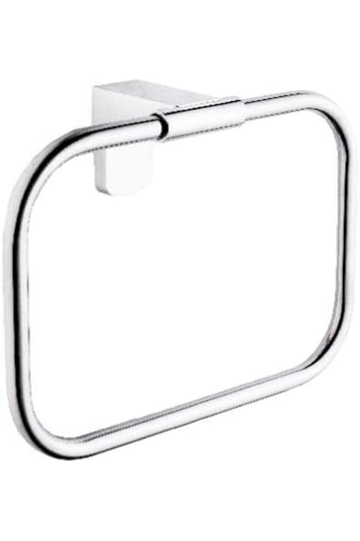 Mu Art Ahşap Mrt Safir Metal Yuvarlak Havluluk Banyo Mutfak Havluluğu Krom Ömür Boyu Paslanmaz Art 871301
